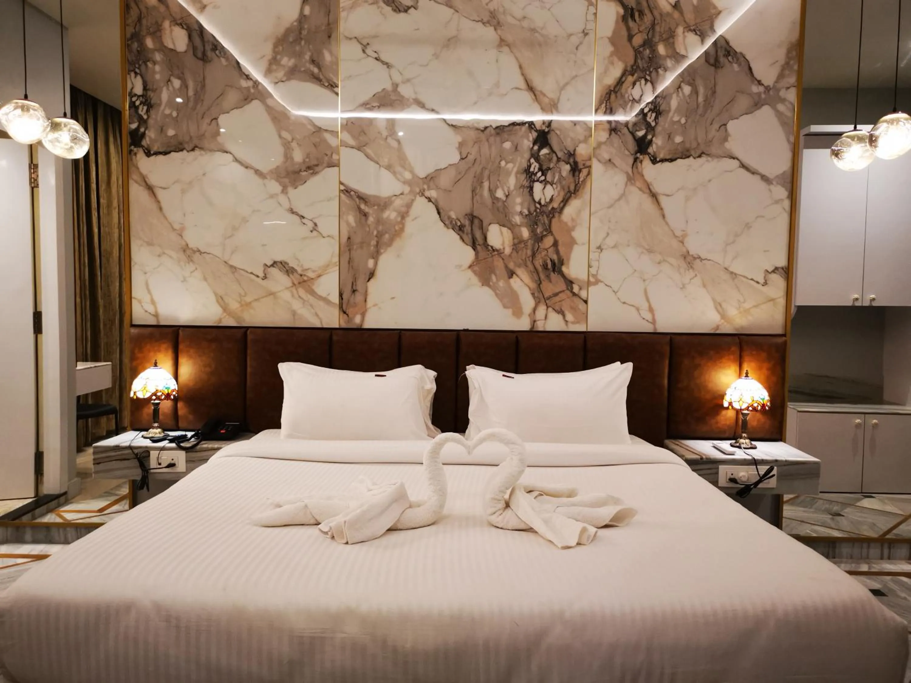 Bed in HOTEL RIO BENARAS