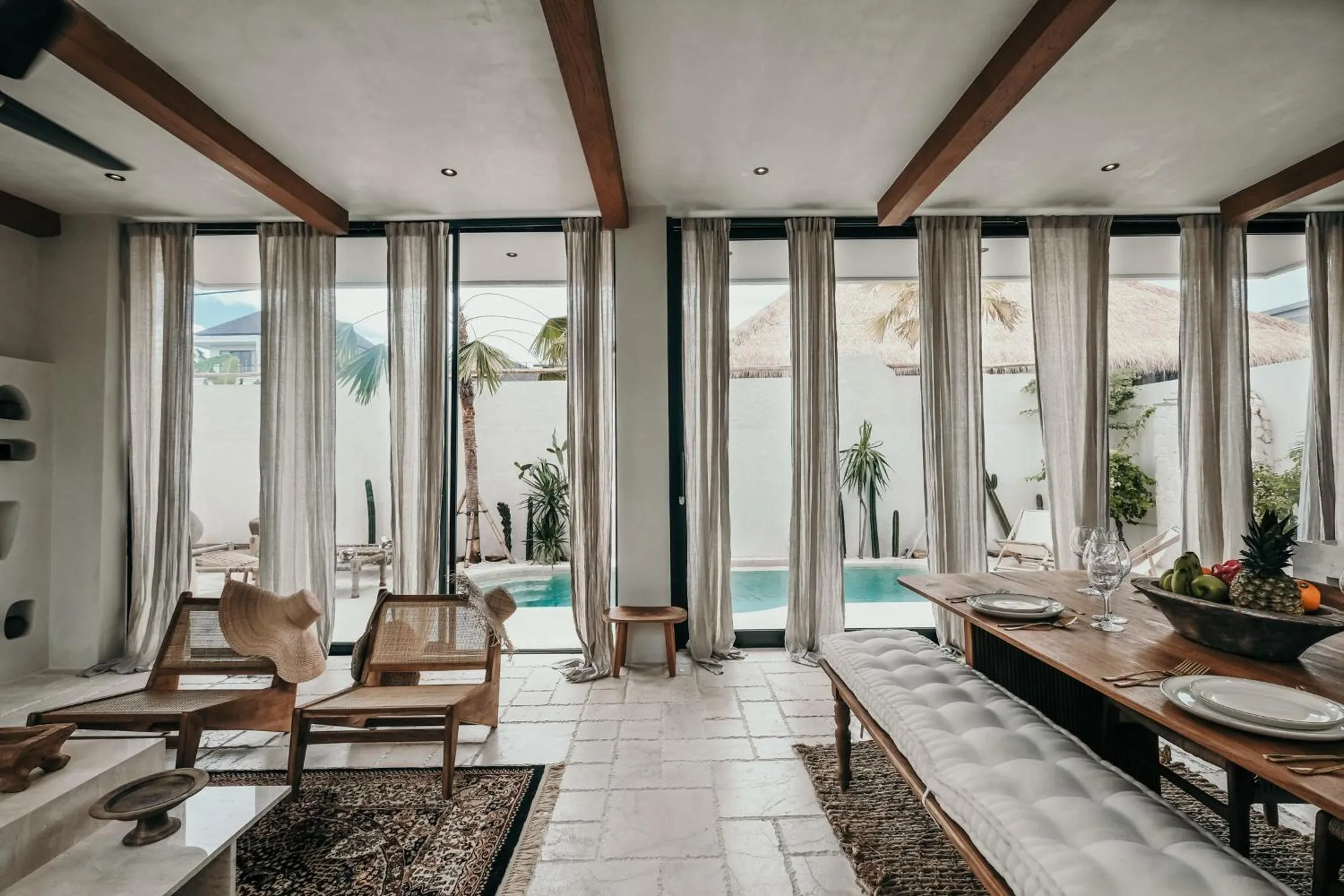 Living room in Villa A Canggu