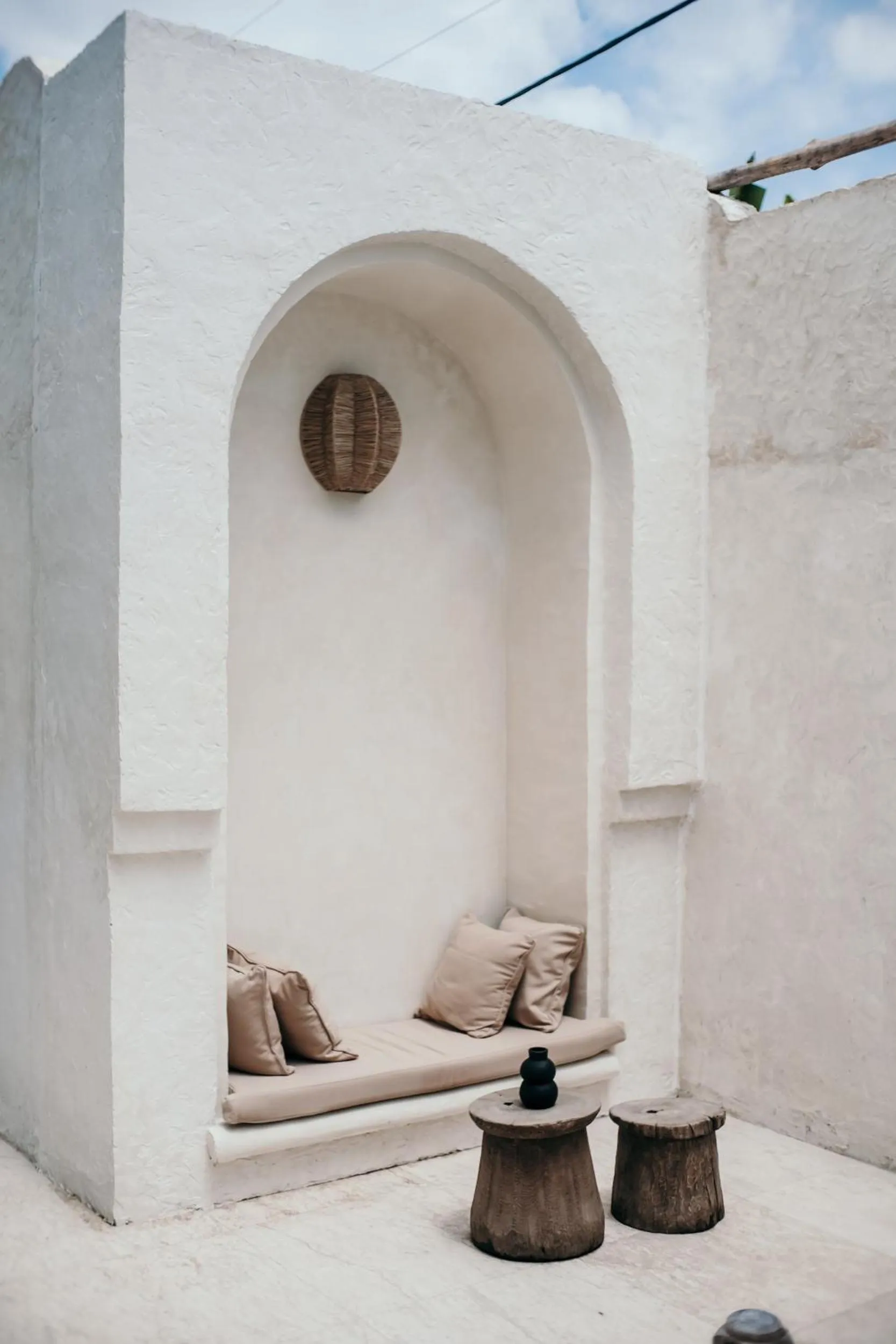 Seating area in Villa A Canggu