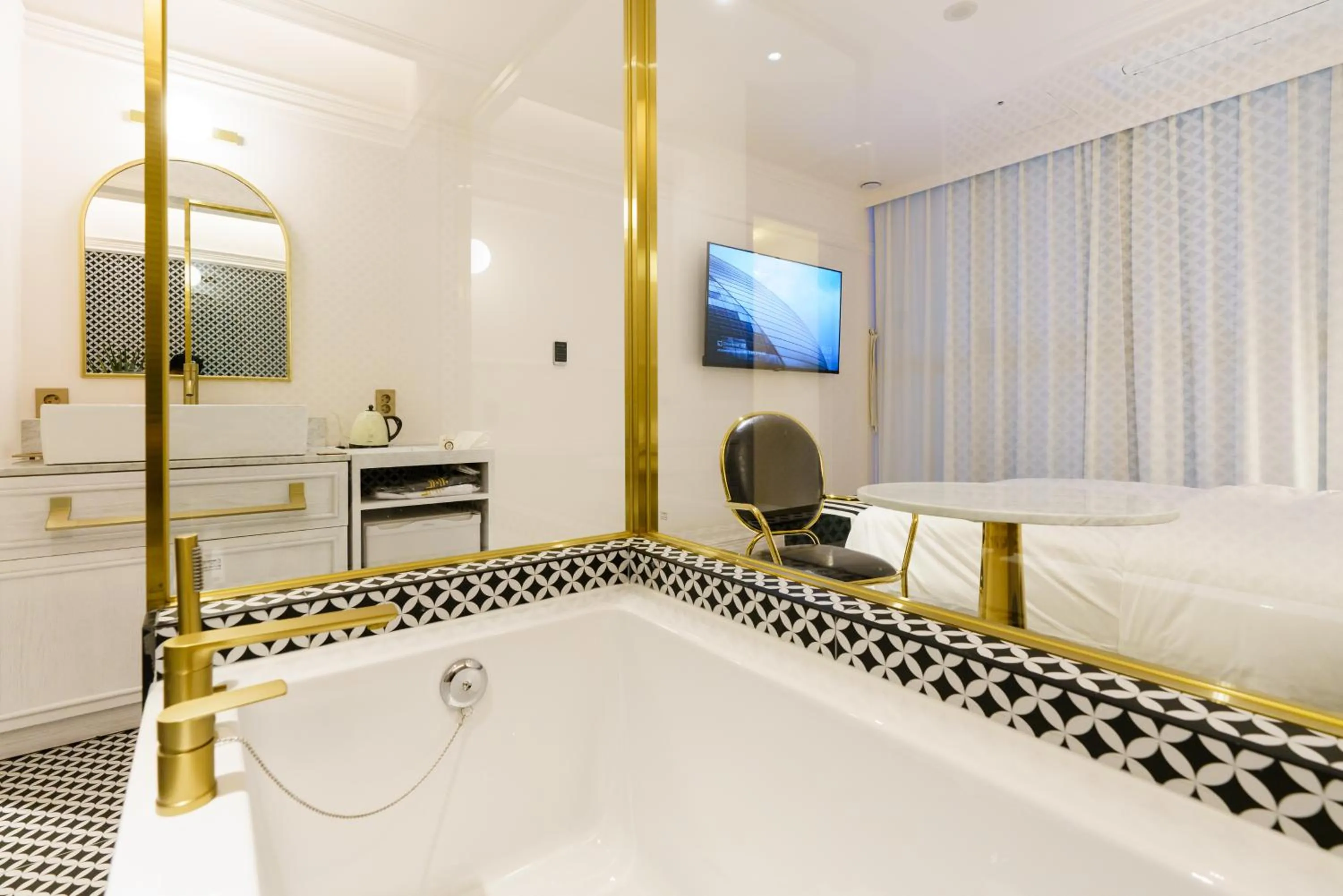 Bed in Yangju Hotel Ippda