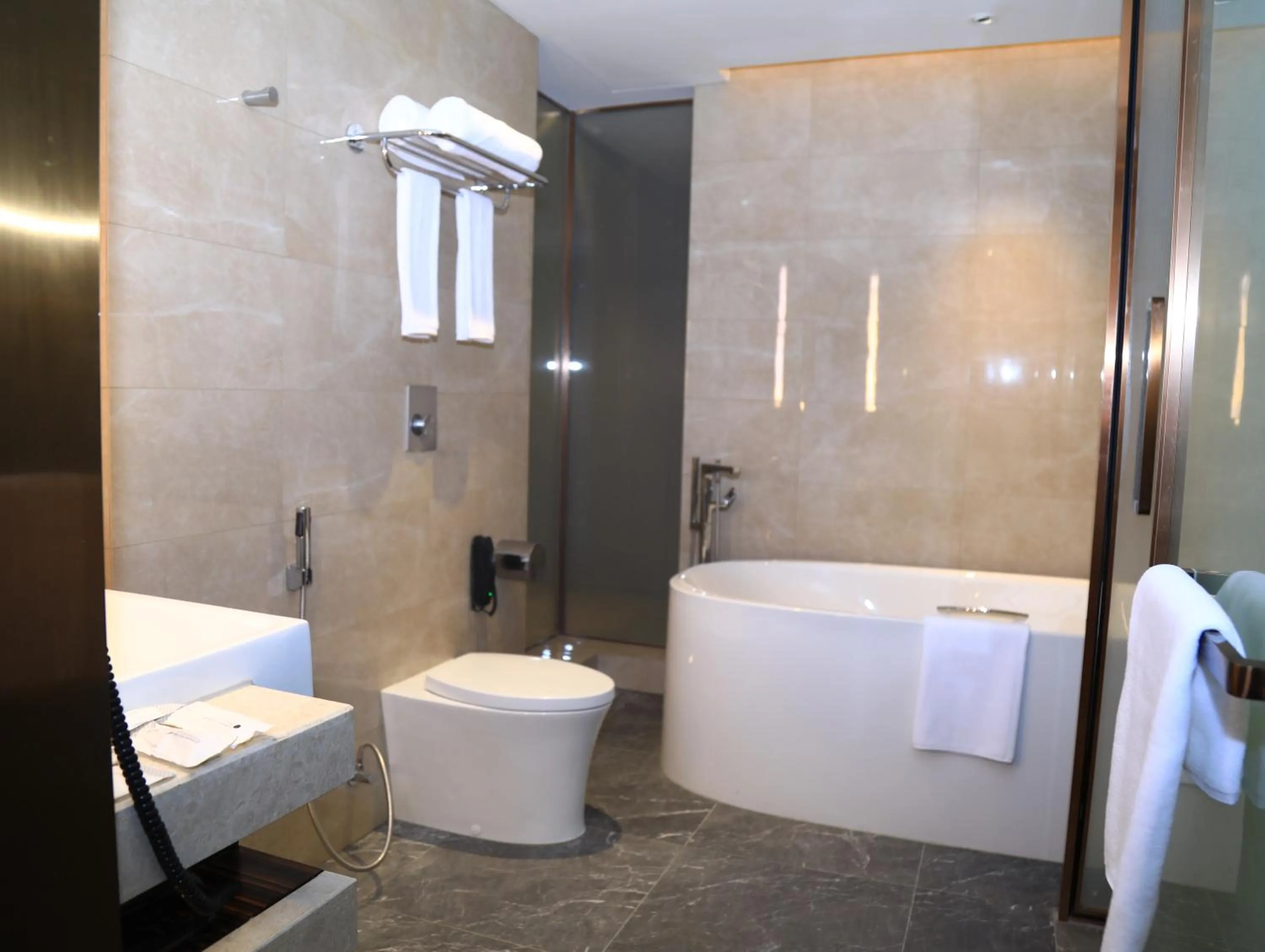 Bathroom in Skylight In-Terminal Hotel