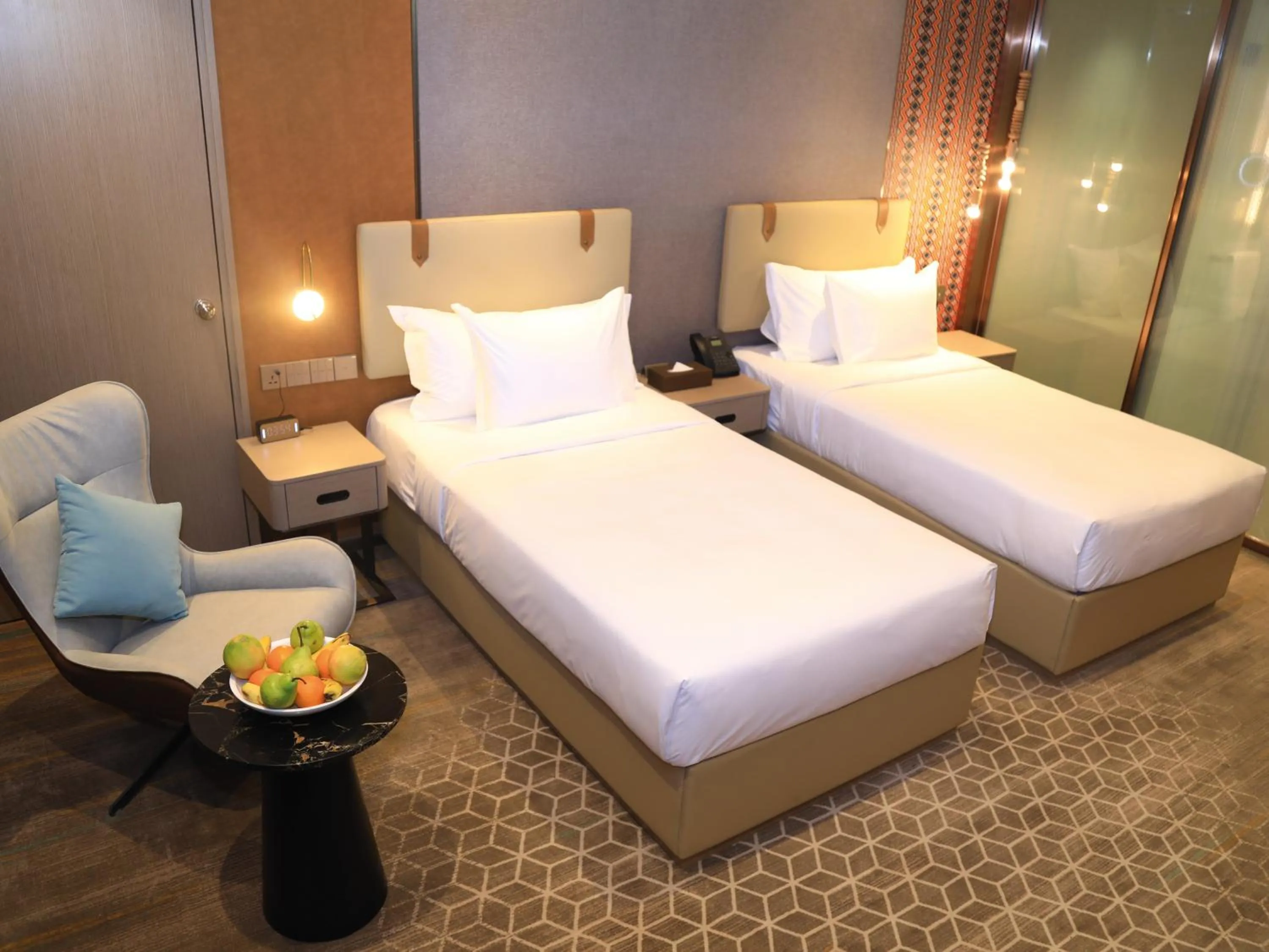 Bed in Skylight In-Terminal Hotel