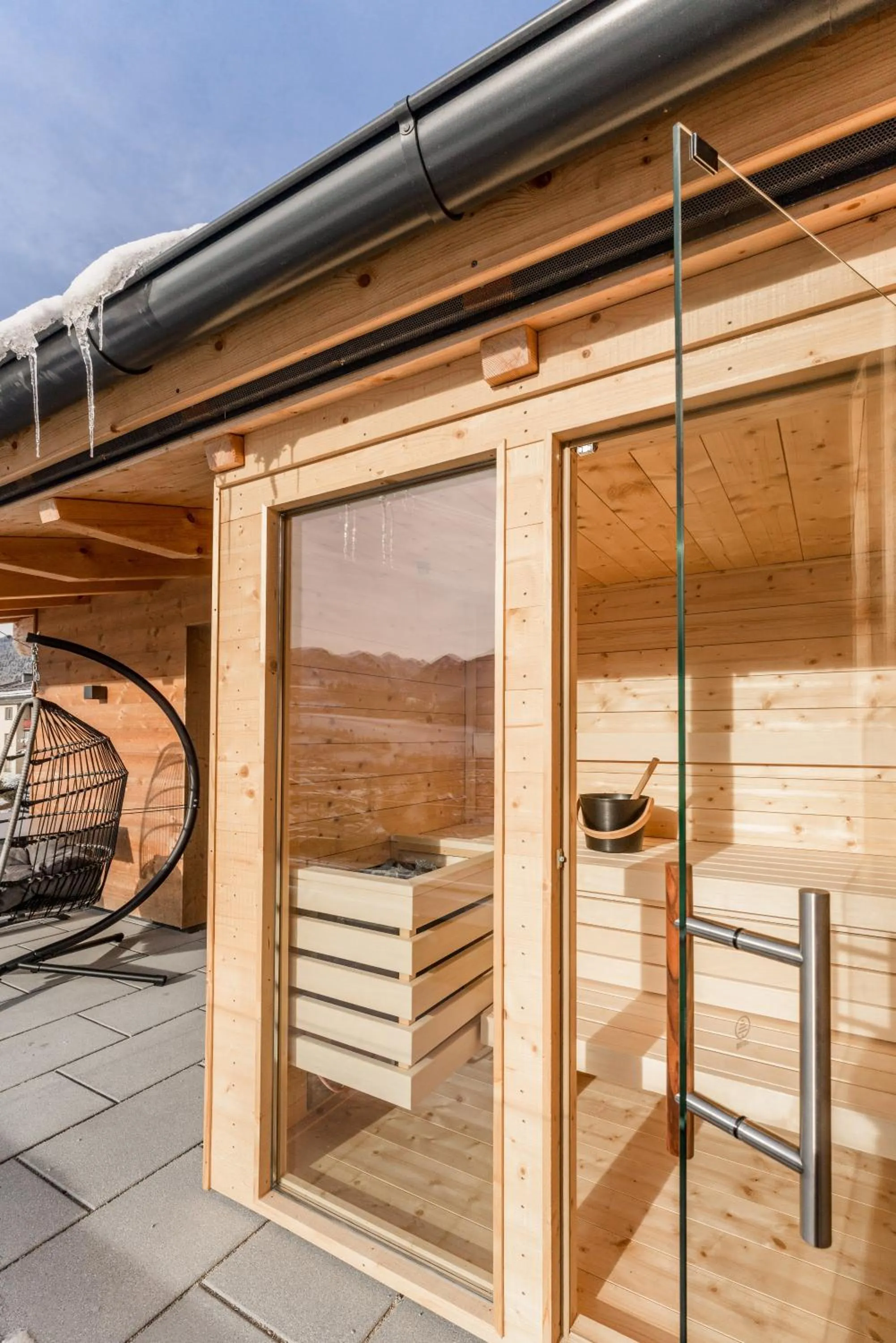 Sauna in Apartmentresort MyLodge