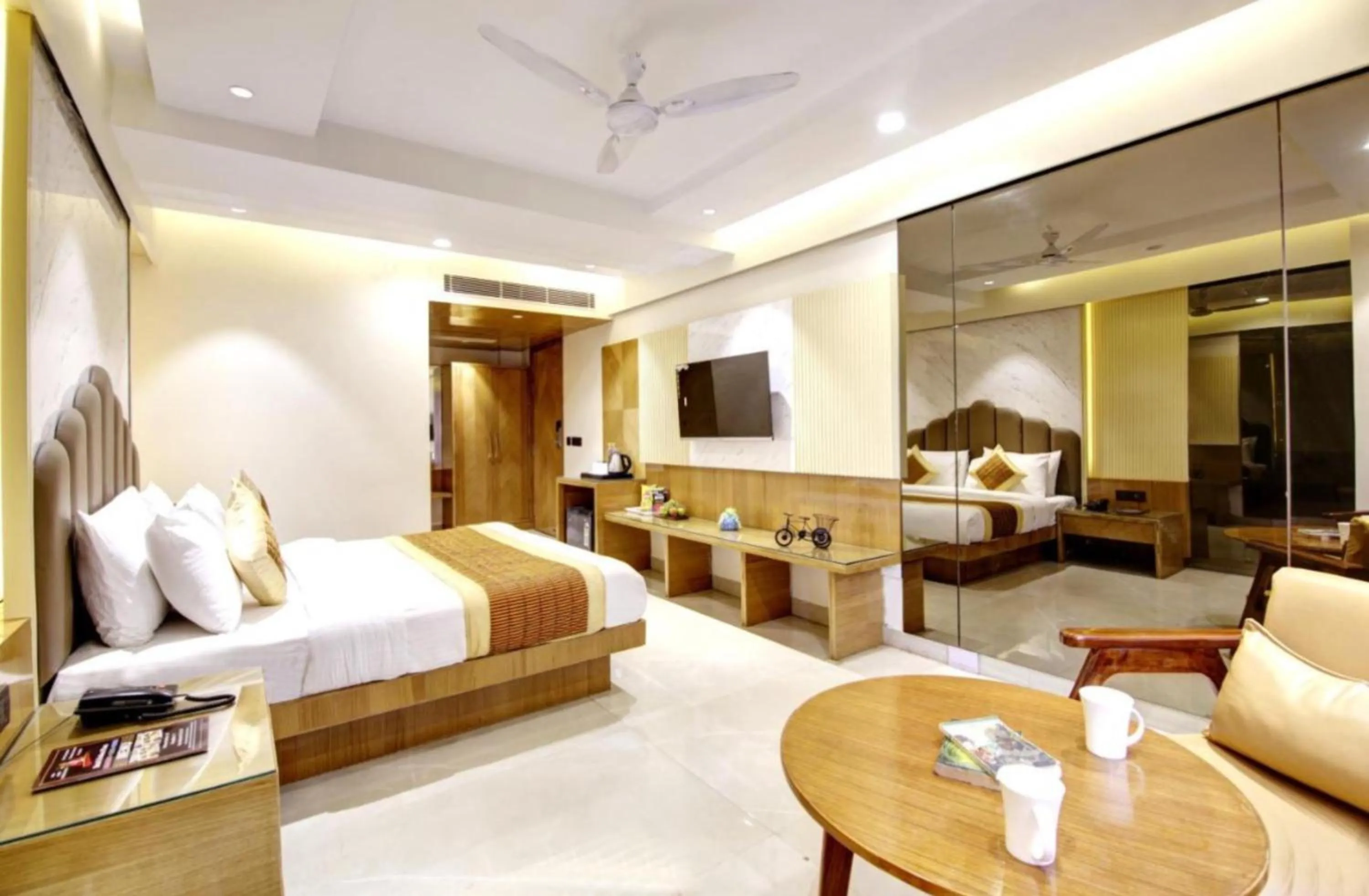 Bed in Hotel Platinum -Delhi Airport