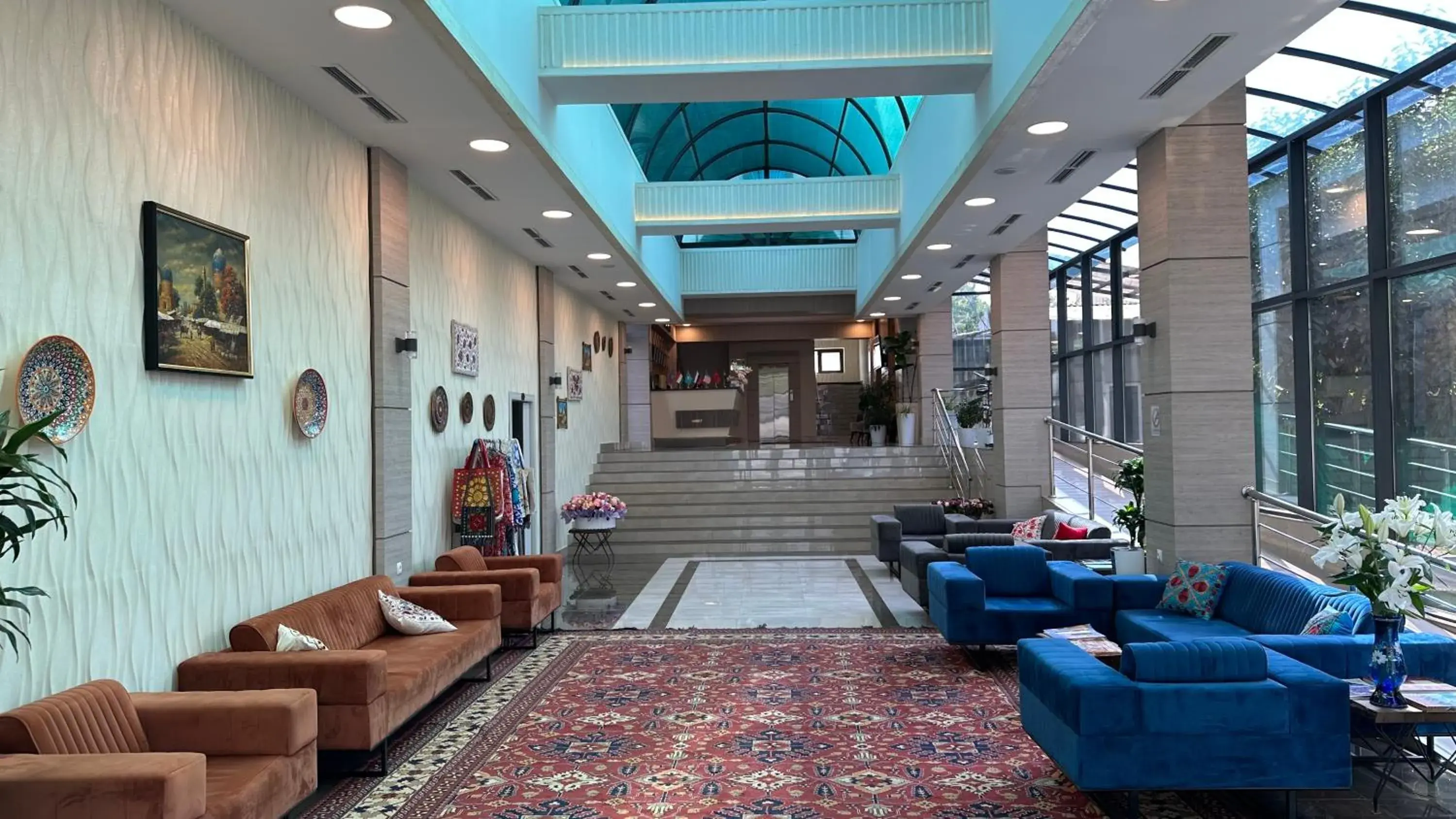 Lobby or reception in Rayyan Hotel & SPA Tashkent Lobby or reception in Rayyan Hotel & SPA Tashkent