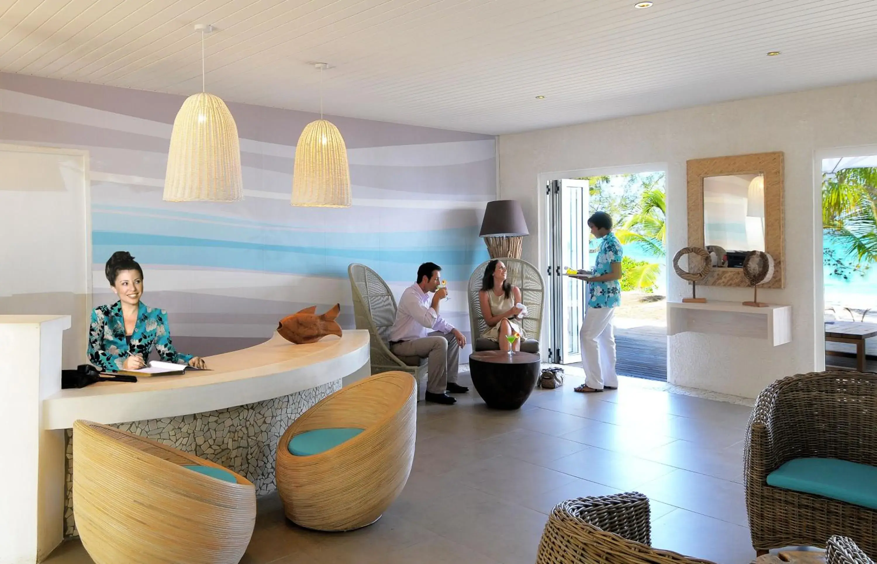 Lobby or reception in Astroea Beach Hotel Lobby or reception in Astroea Beach Hotel