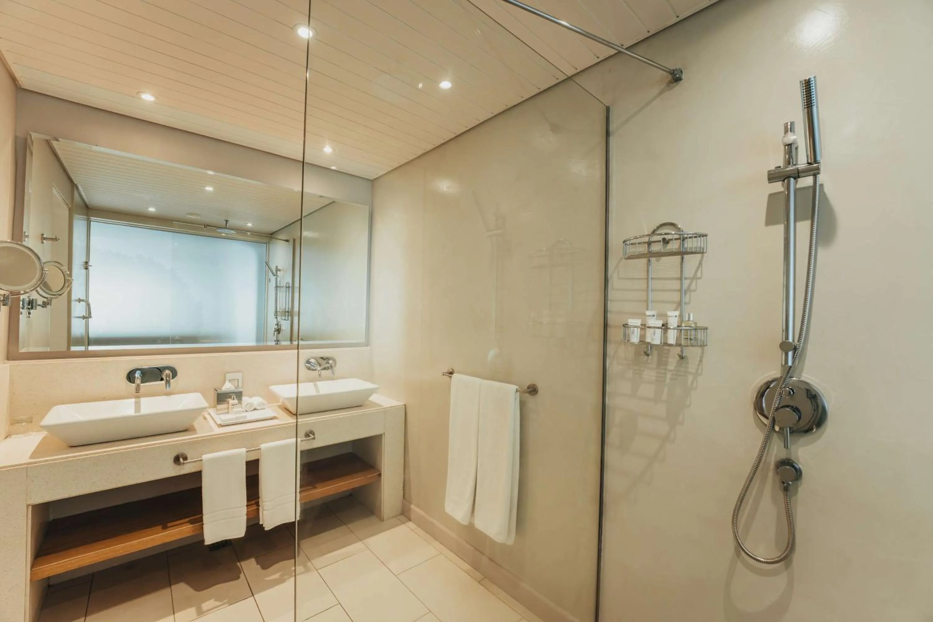 Shower in Radisson Blu Azuri Resort & Spa