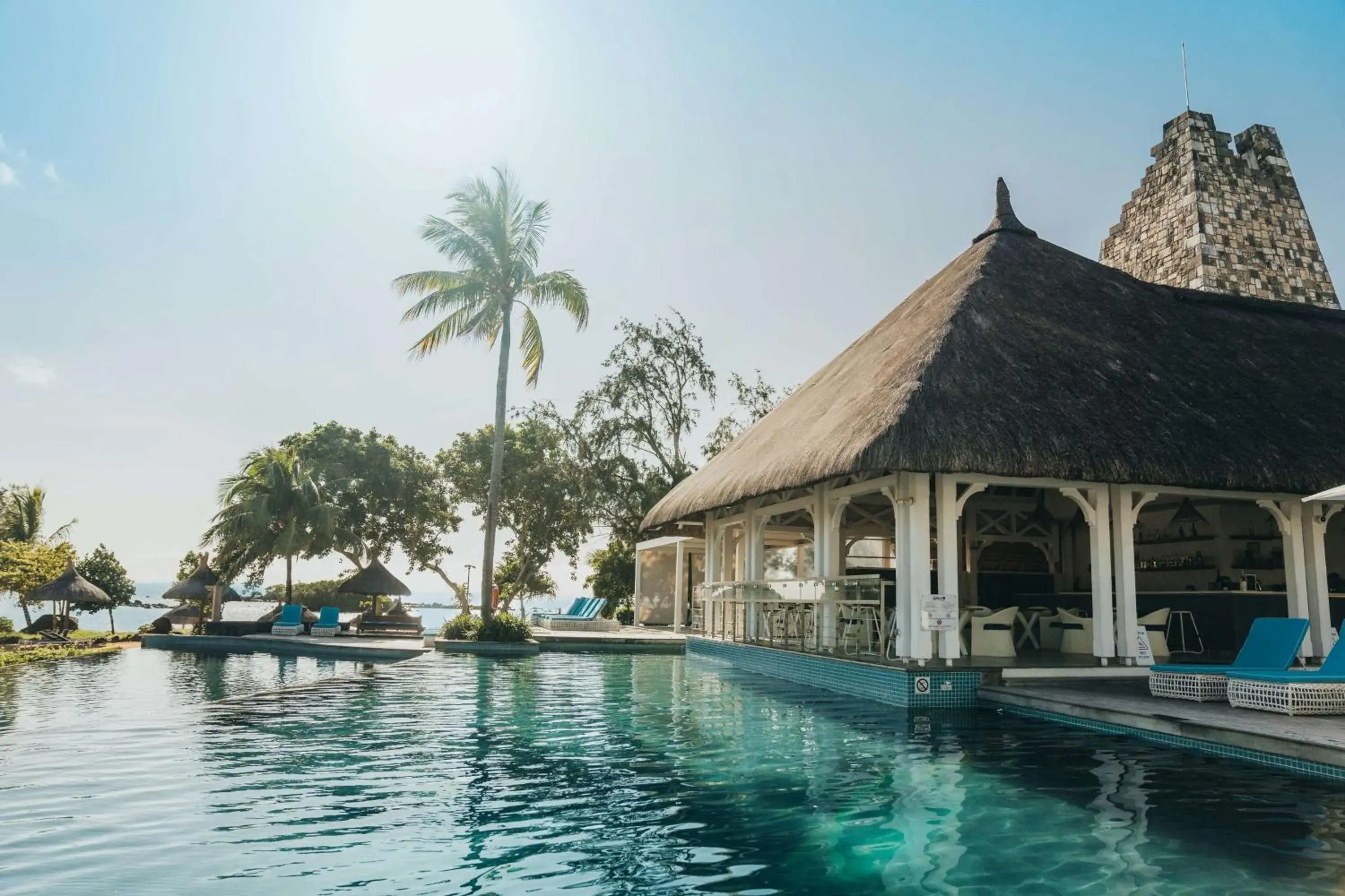 Pool view in Radisson Blu Azuri Resort & Spa Pool view in Radisson Blu Azuri Resort & Spa