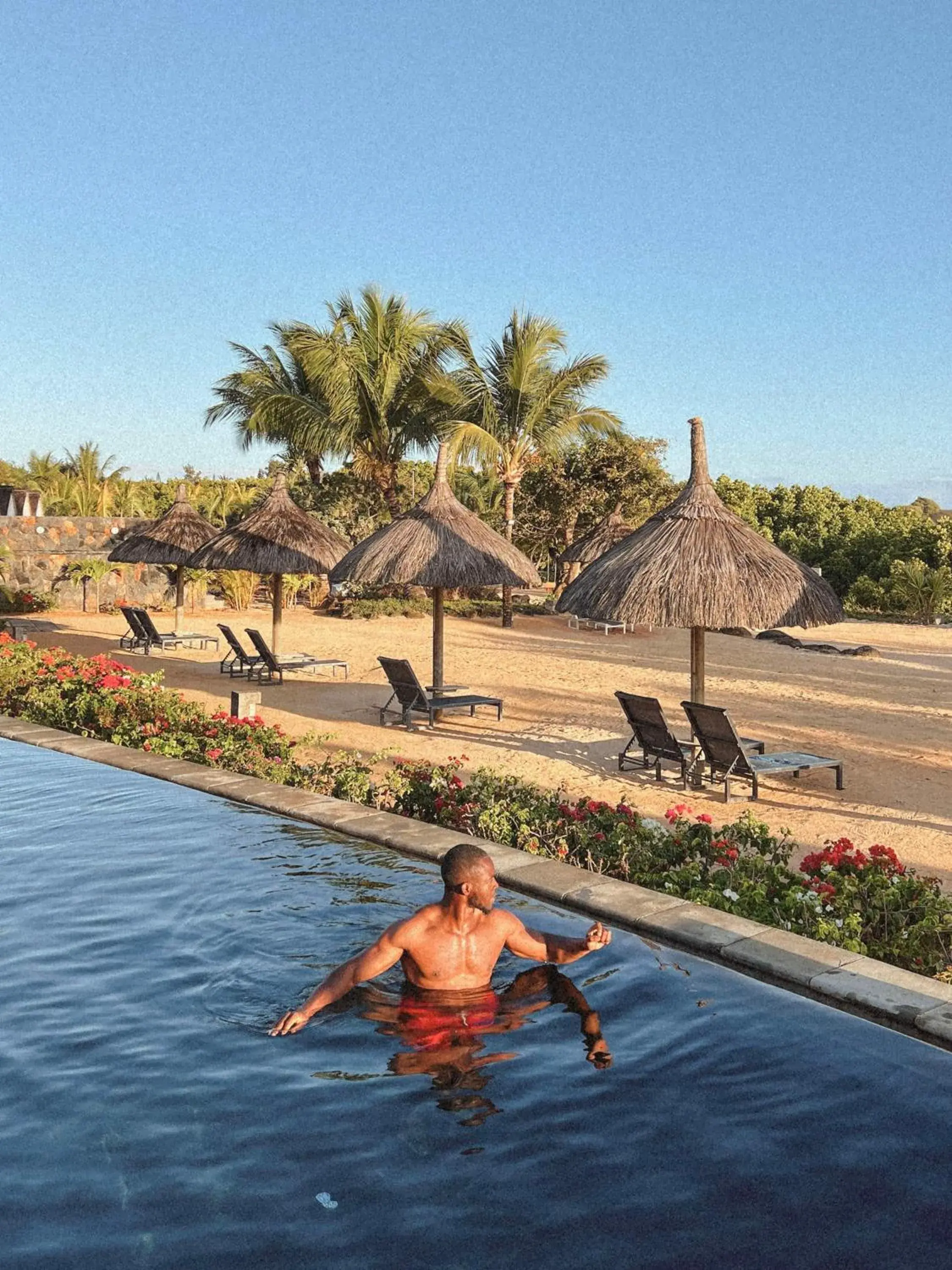 Pool view in Radisson Blu Azuri Resort & Spa Pool view in Radisson Blu Azuri Resort & Spa
