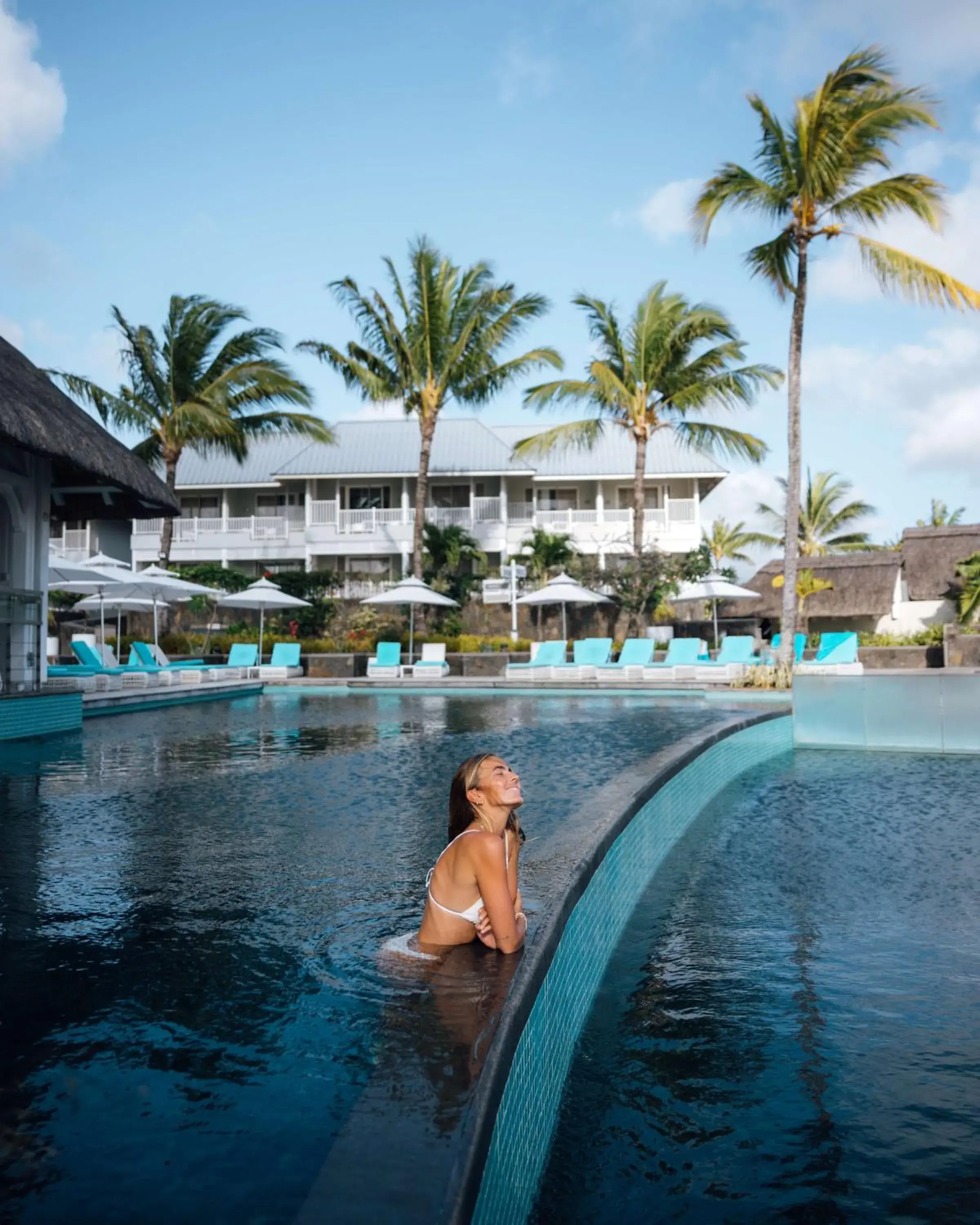 Pool view in Radisson Blu Azuri Resort & Spa Pool view in Radisson Blu Azuri Resort & Spa