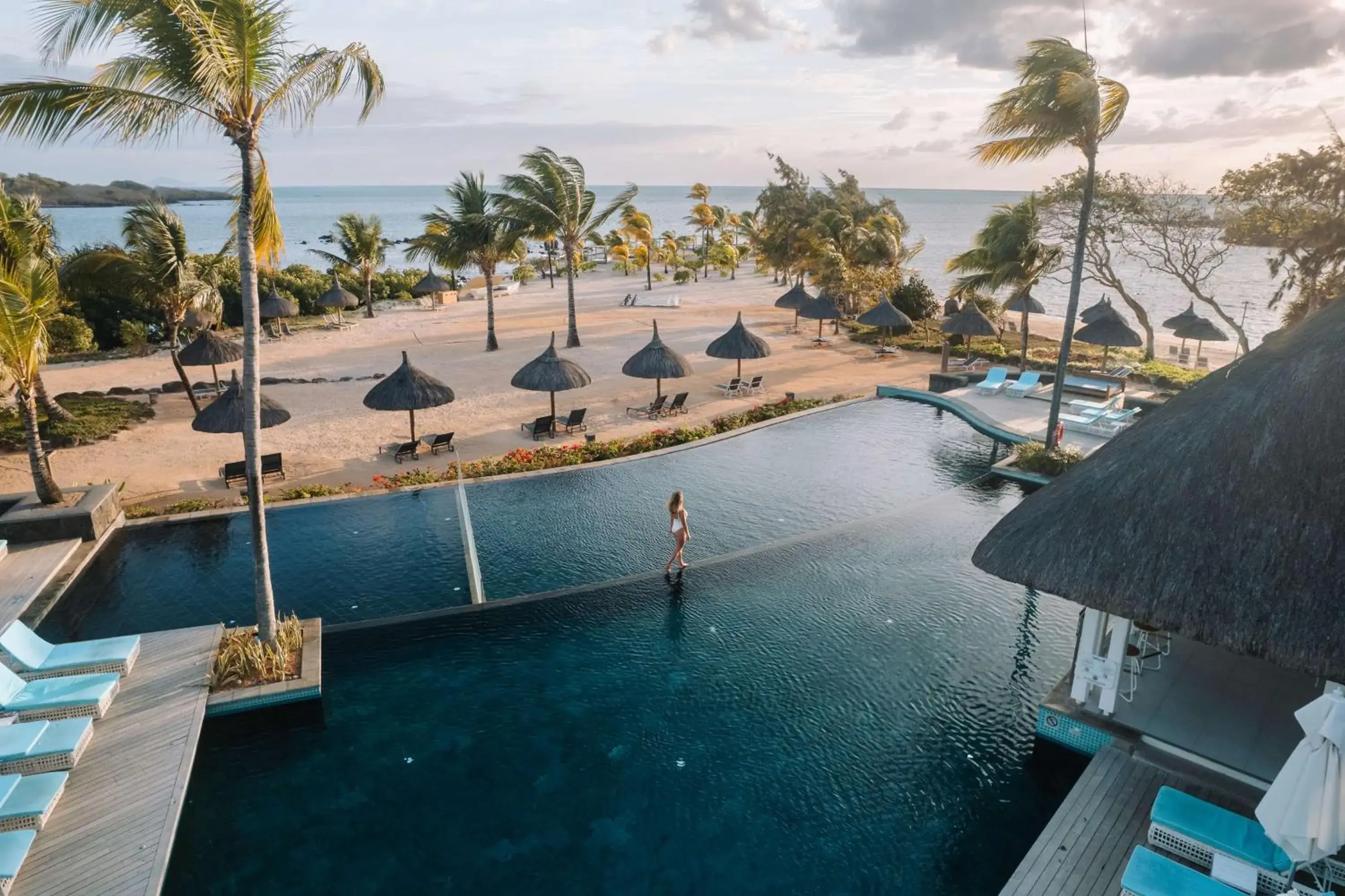 Pool view in Radisson Blu Azuri Resort & Spa Pool view in Radisson Blu Azuri Resort & Spa