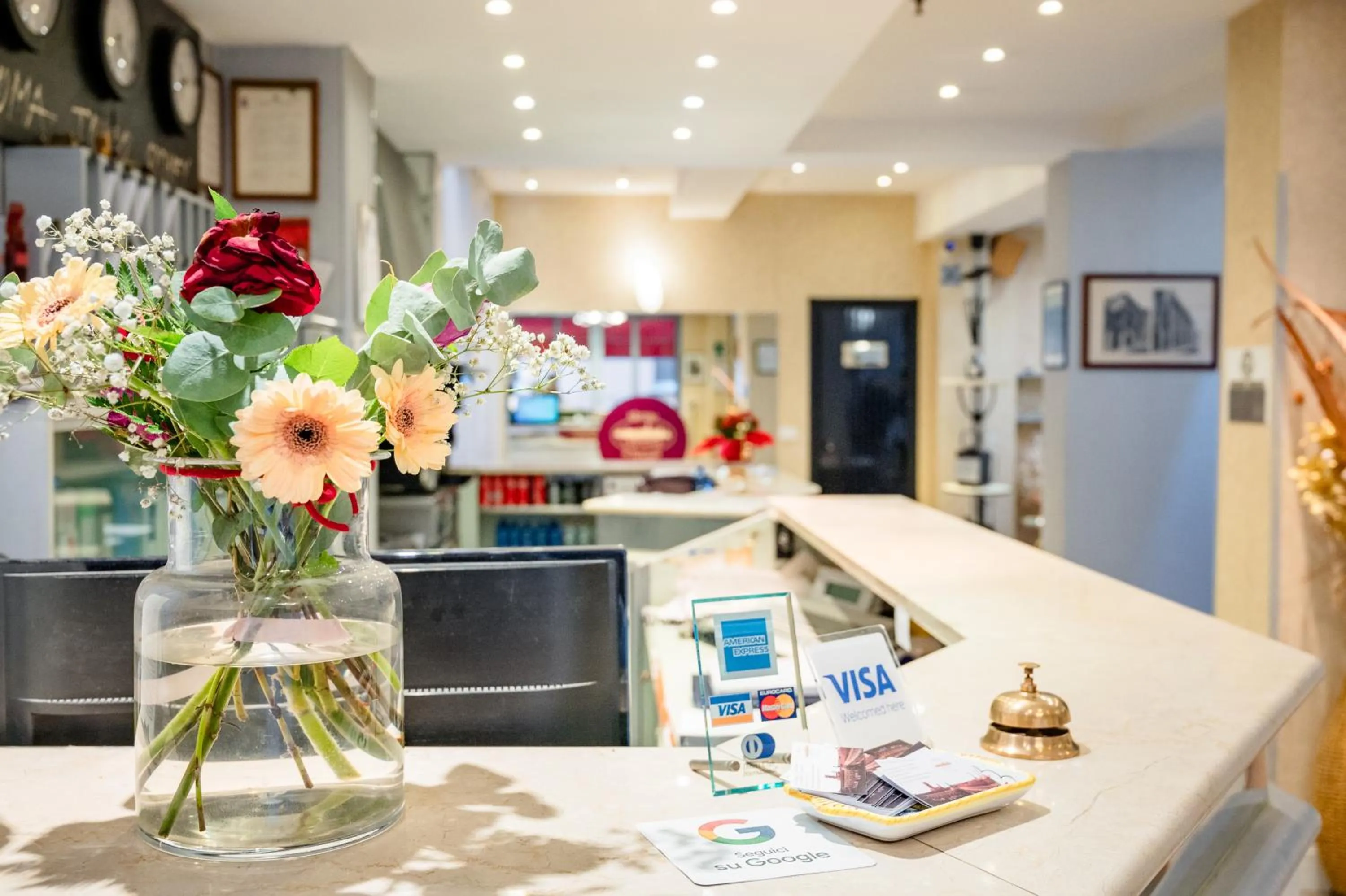 Lobby or reception in Hotel Centrale