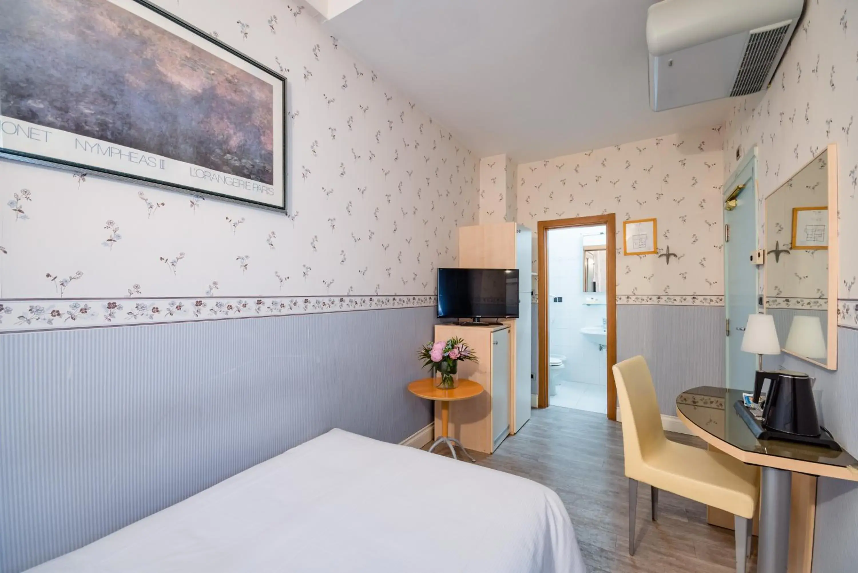 Single Room with French Bed in Hotel Centrale Single Room with French Bed in Hotel Centrale