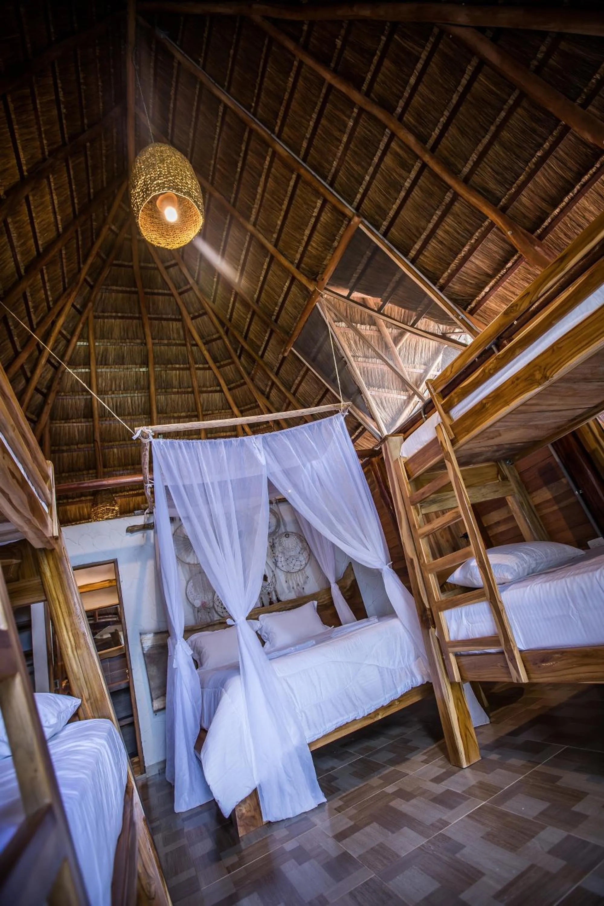 Bed in Hotel MadreSierra Parque Tayrona