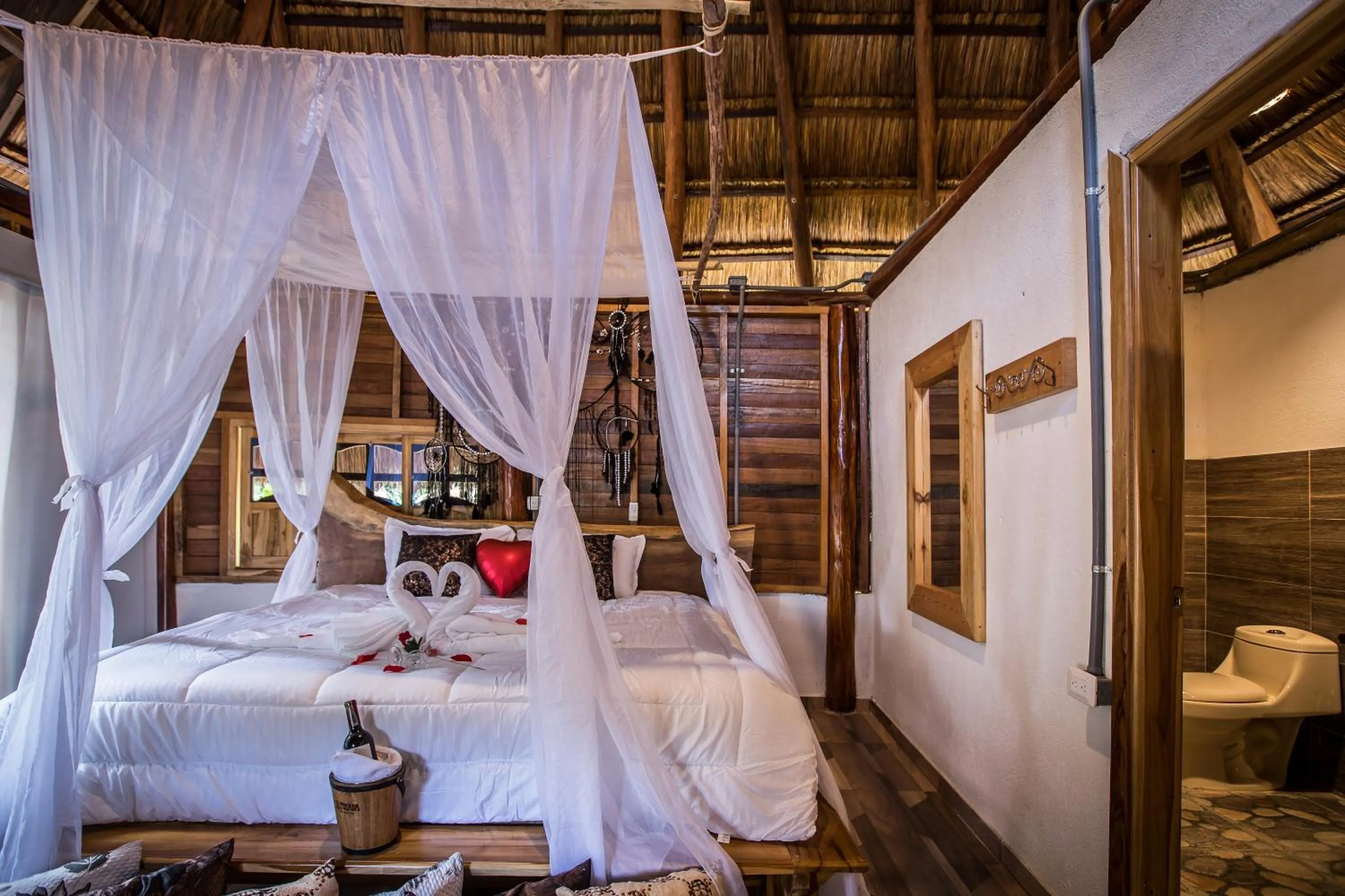 Bed in Hotel MadreSierra Parque Tayrona