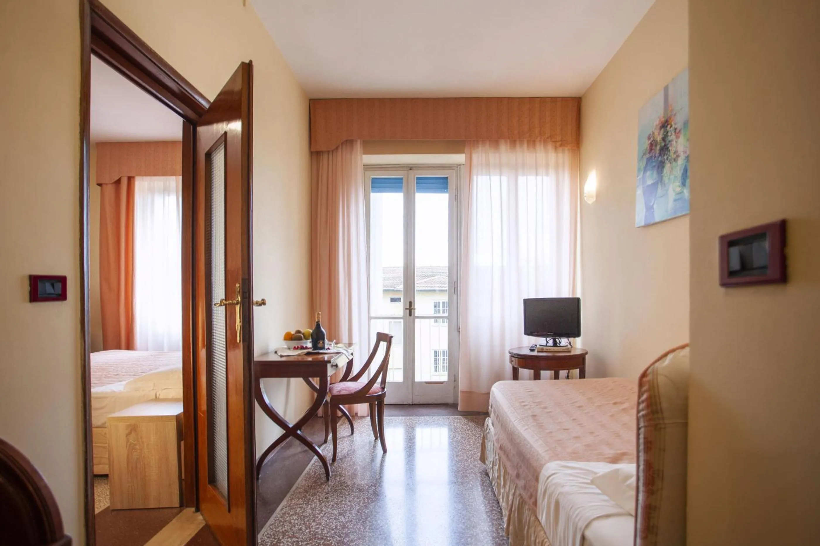 Bed in Hotel La Pace