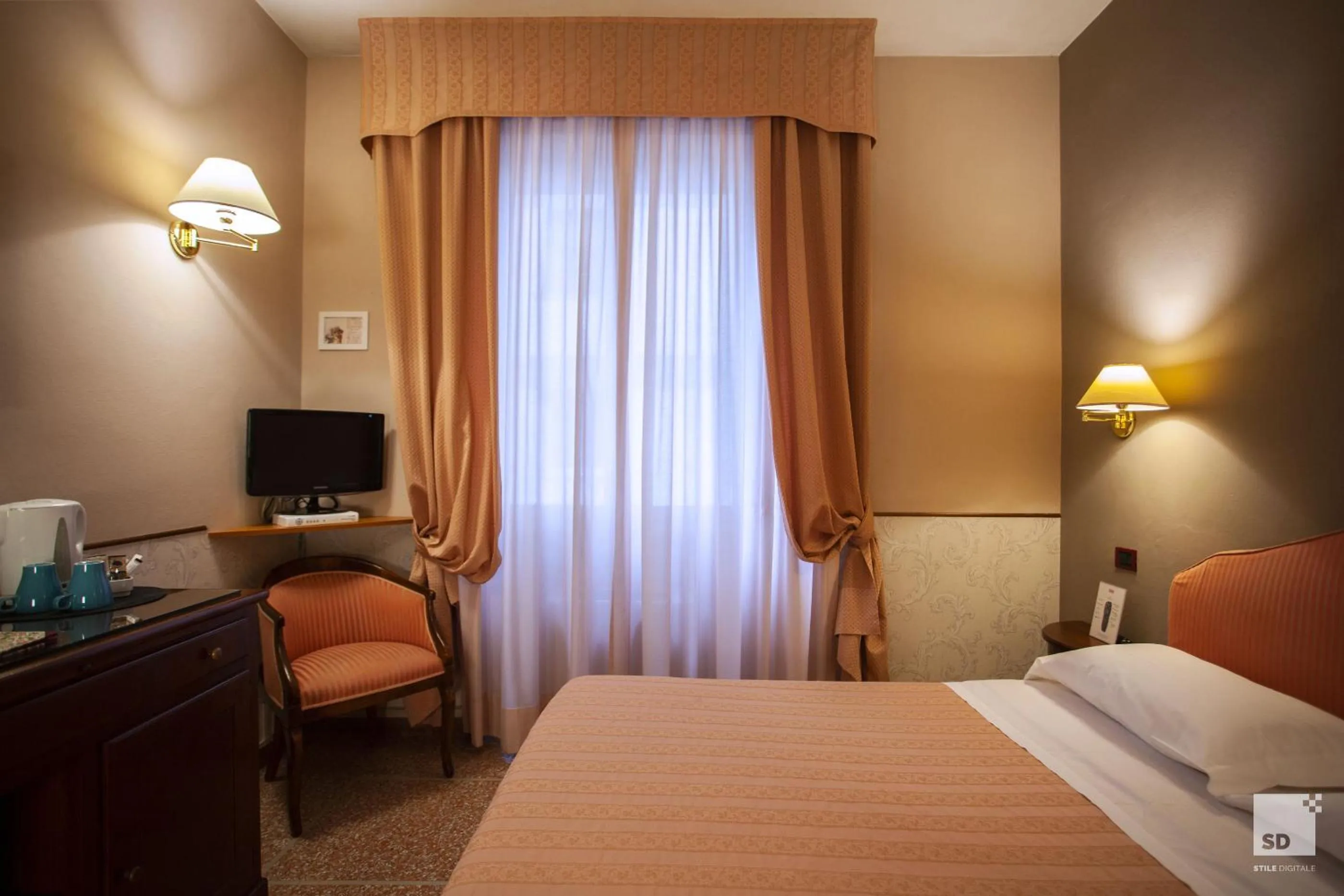 Bed in Hotel La Pace