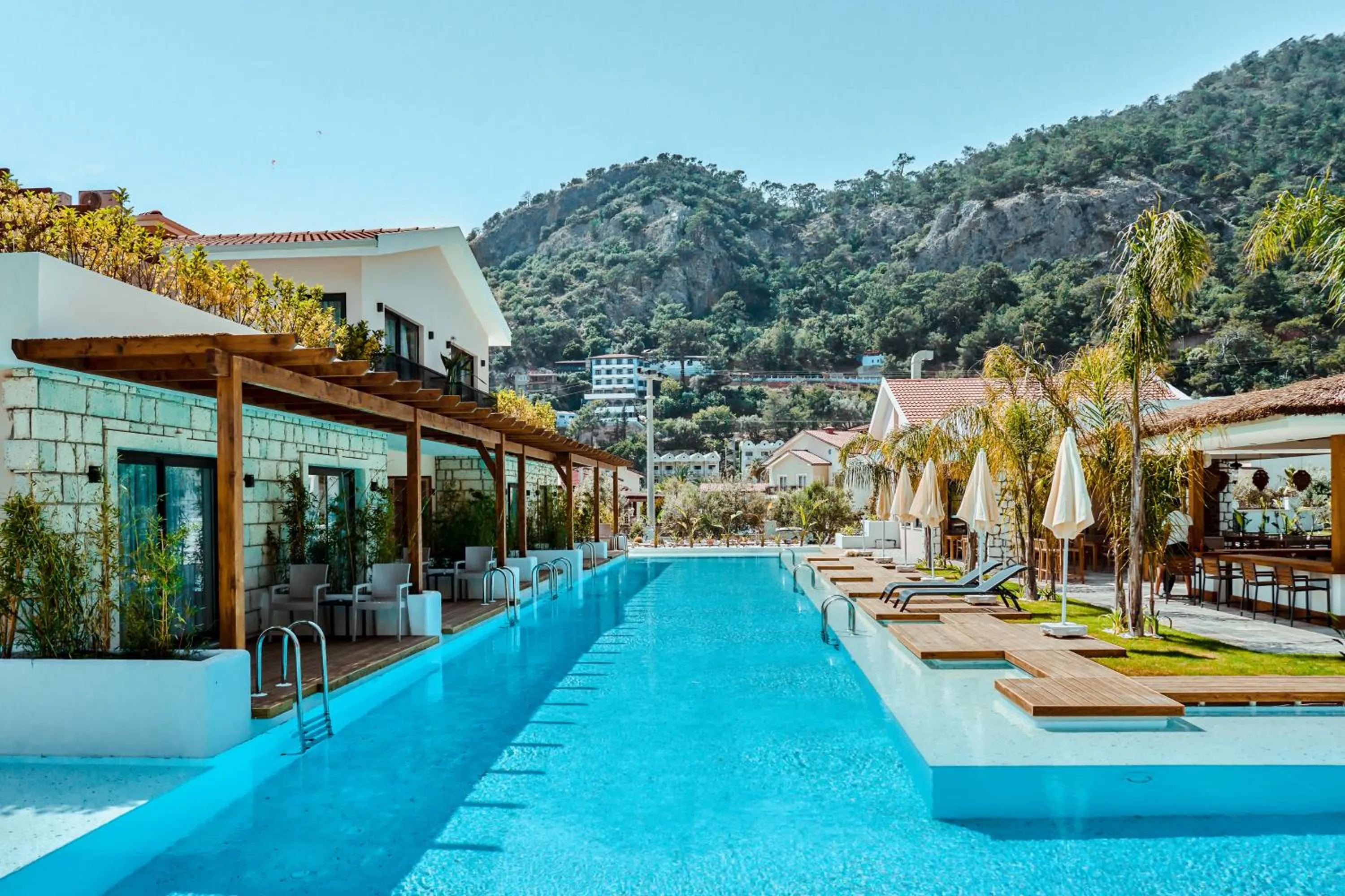 Pool view in The Pearl Ölüdeniz