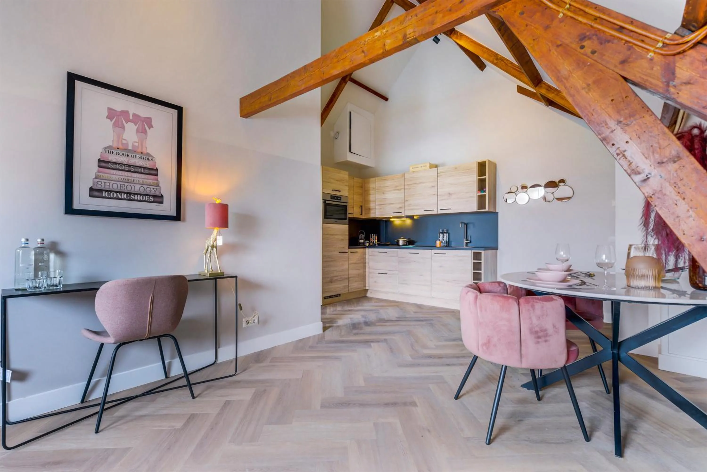 Kitchen or kitchenette in Novallure Short Stay Apartments