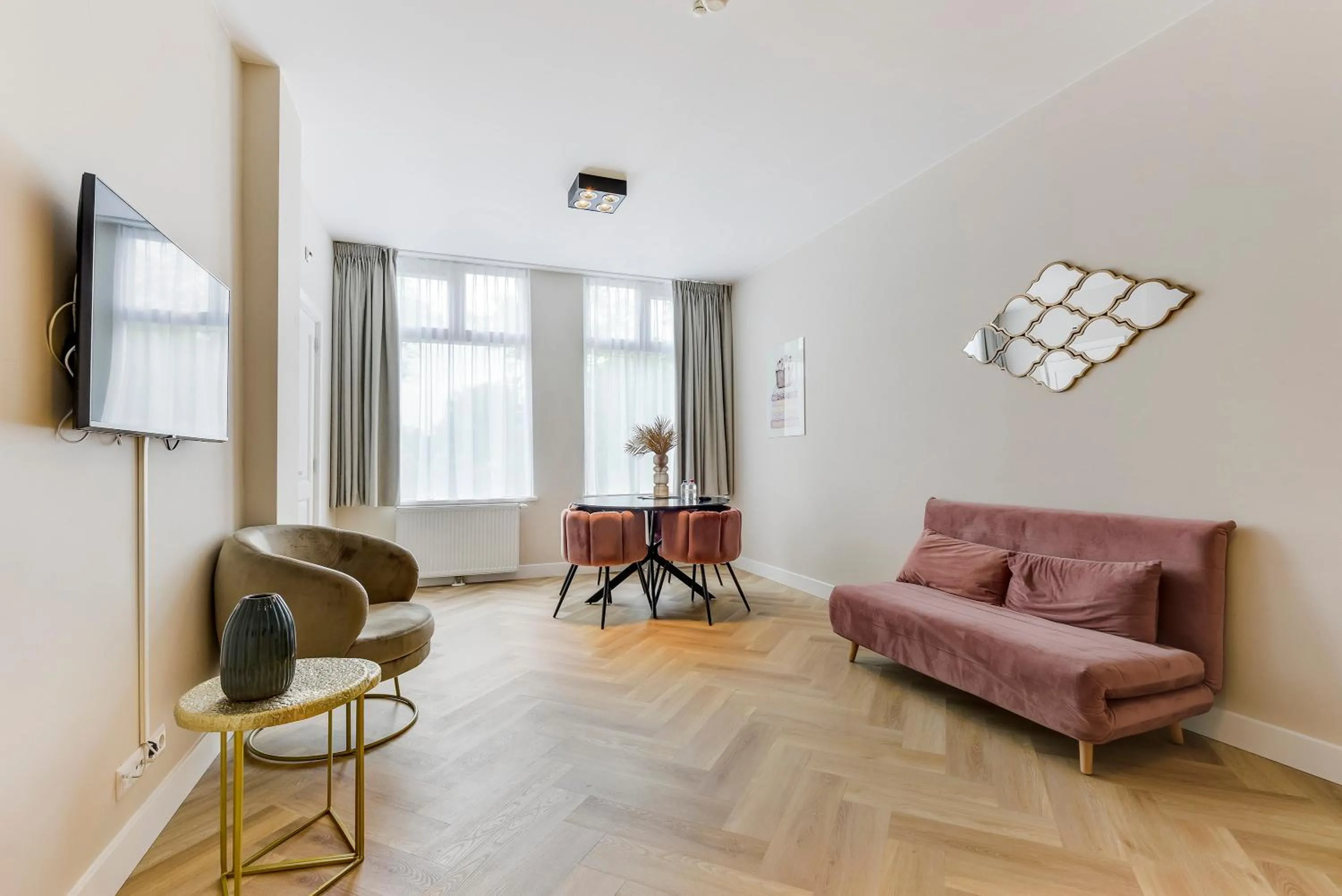 Living room in Novallure Short Stay Apartments