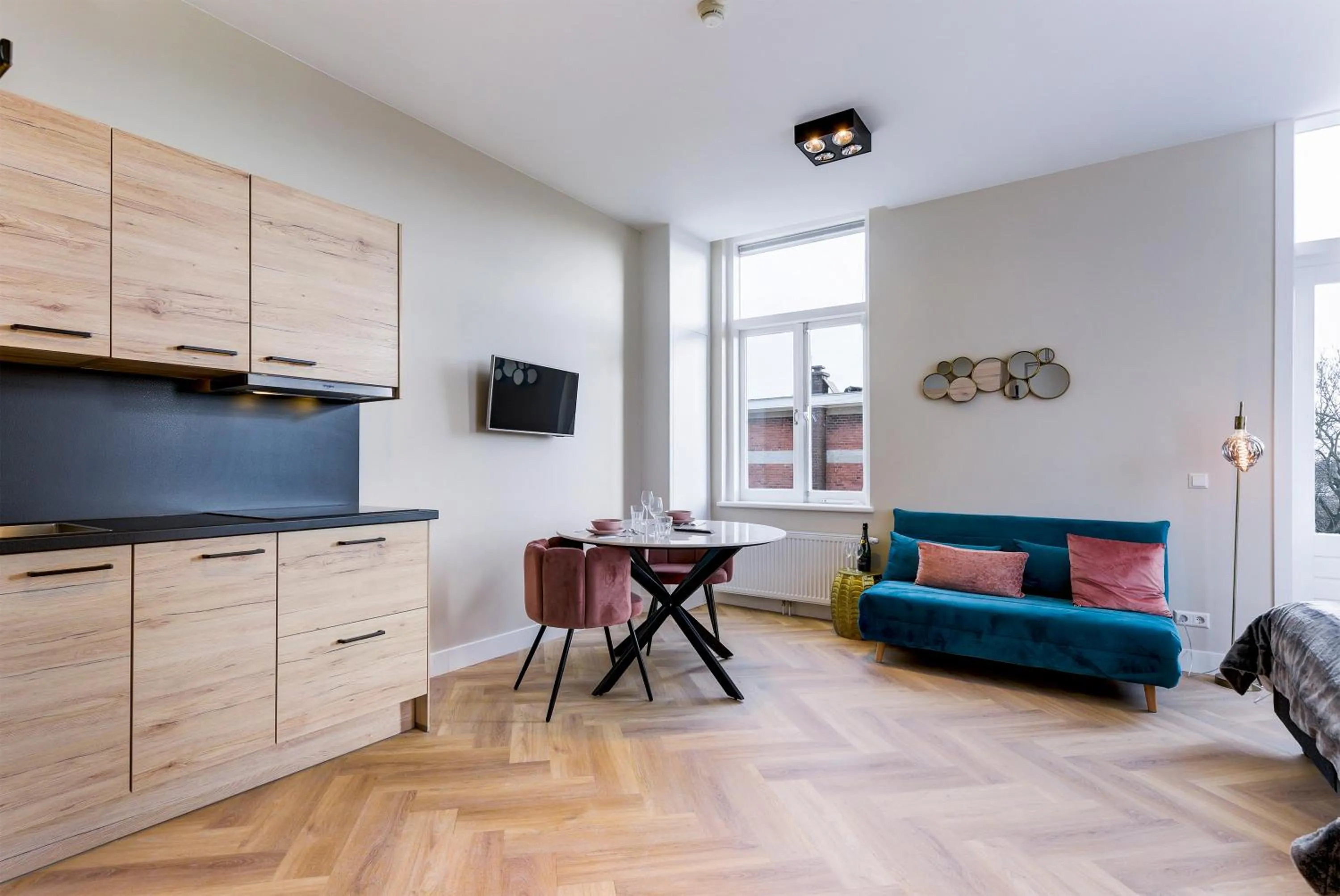 Seating area in Novallure Short Stay Apartments