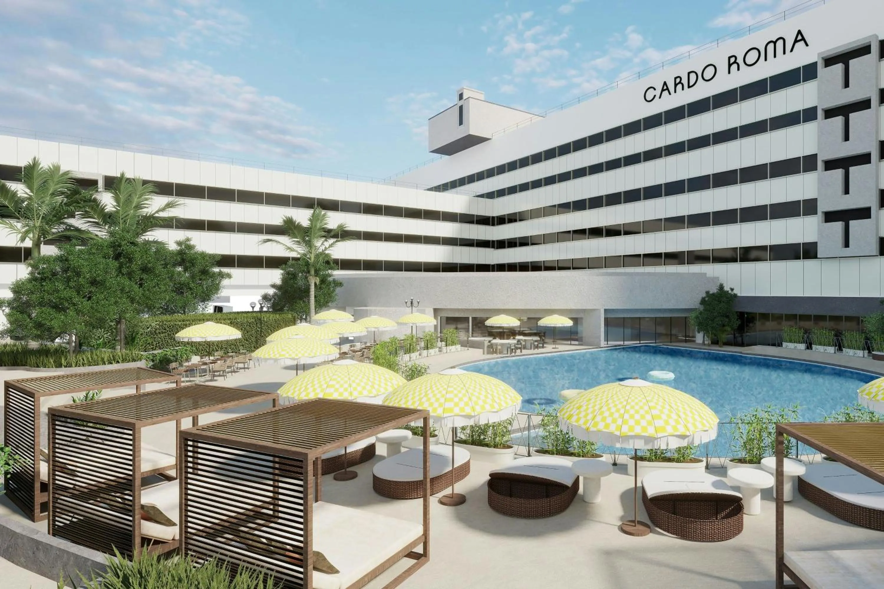 Swimming pool in Cardo Roma, Autograph Collection