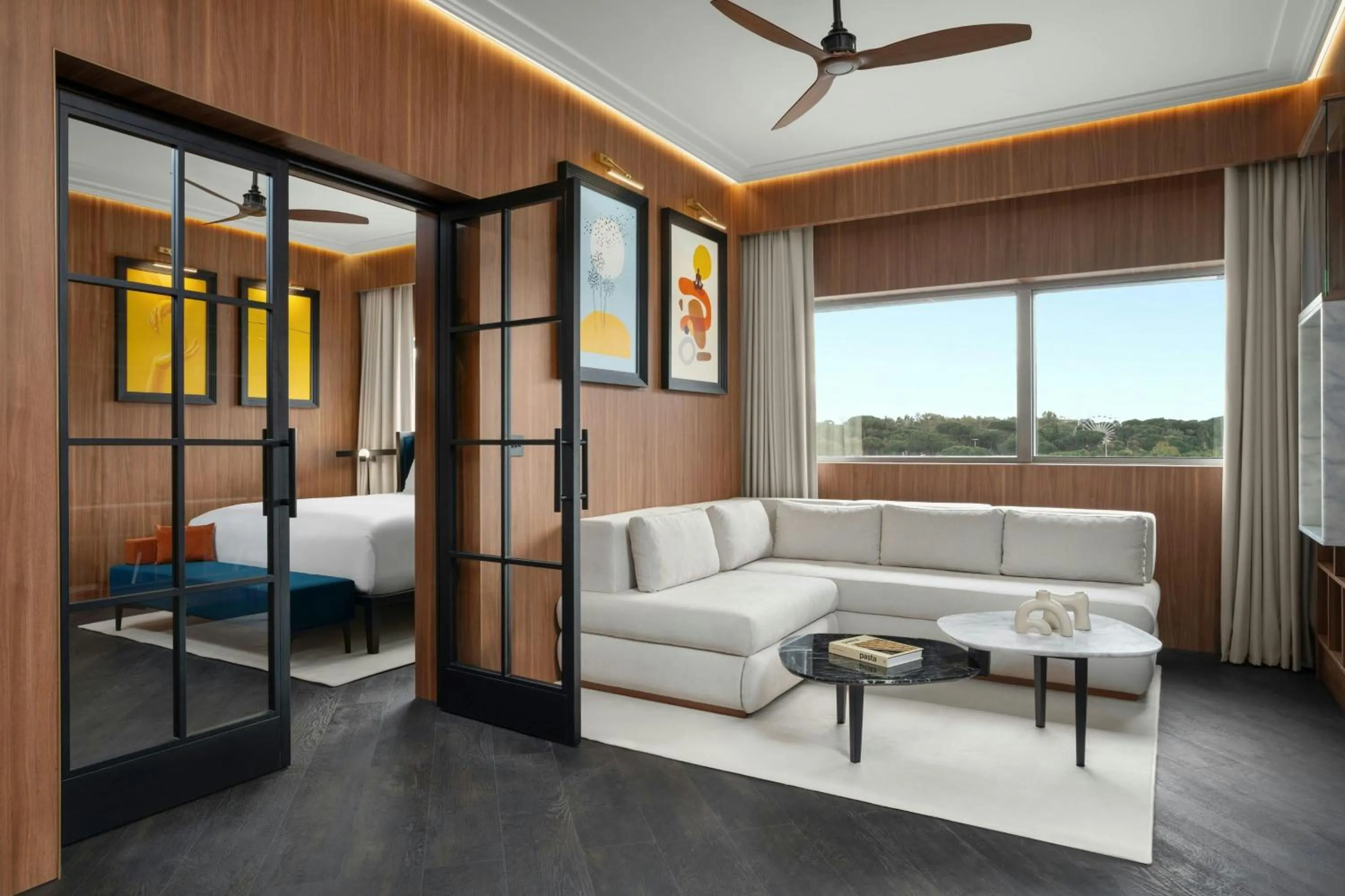 Living room, Bed in Cardo Roma, Autograph Collection