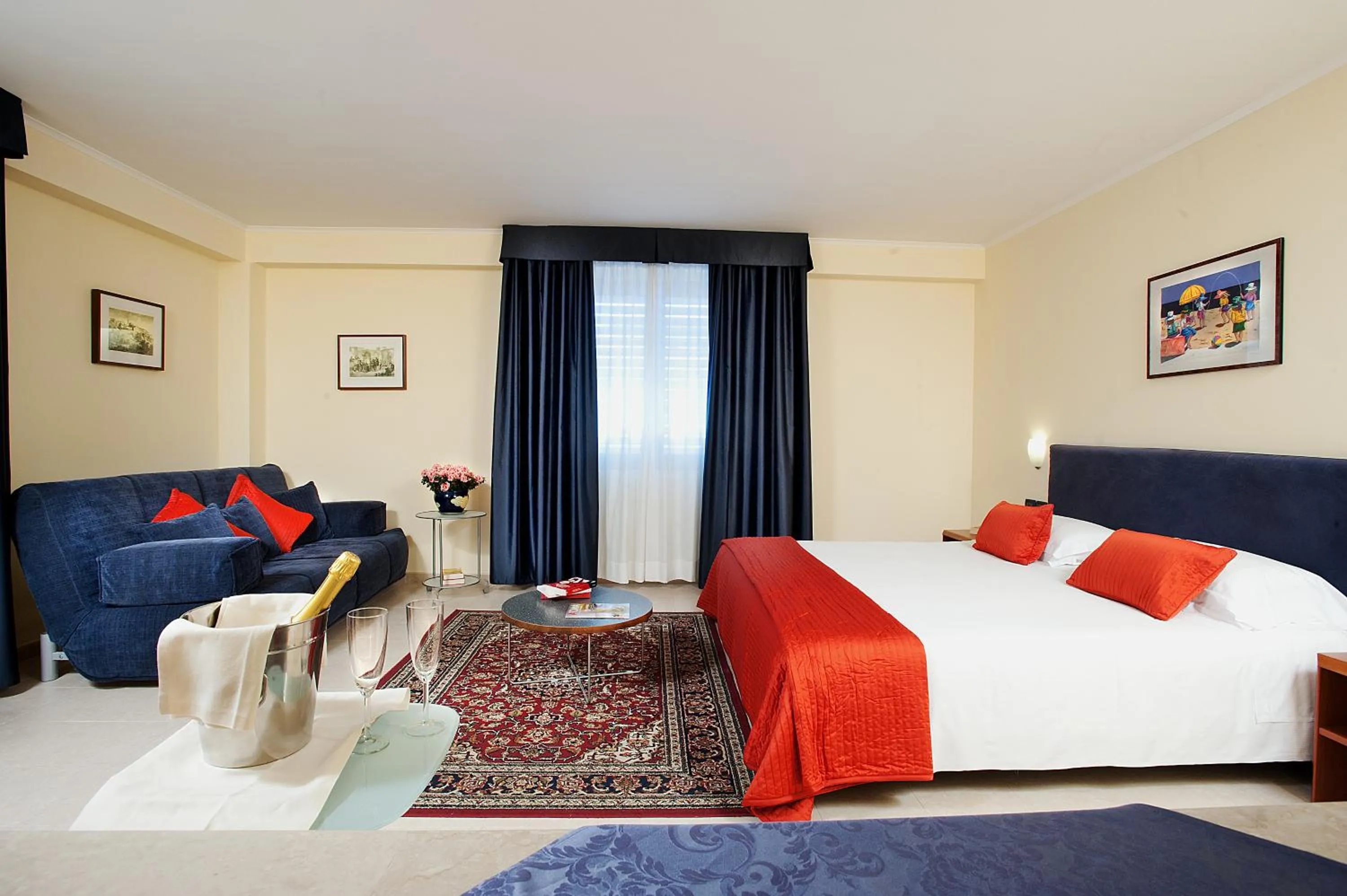 Photo of the whole room, Bed in Best Western Blu Hotel Roma