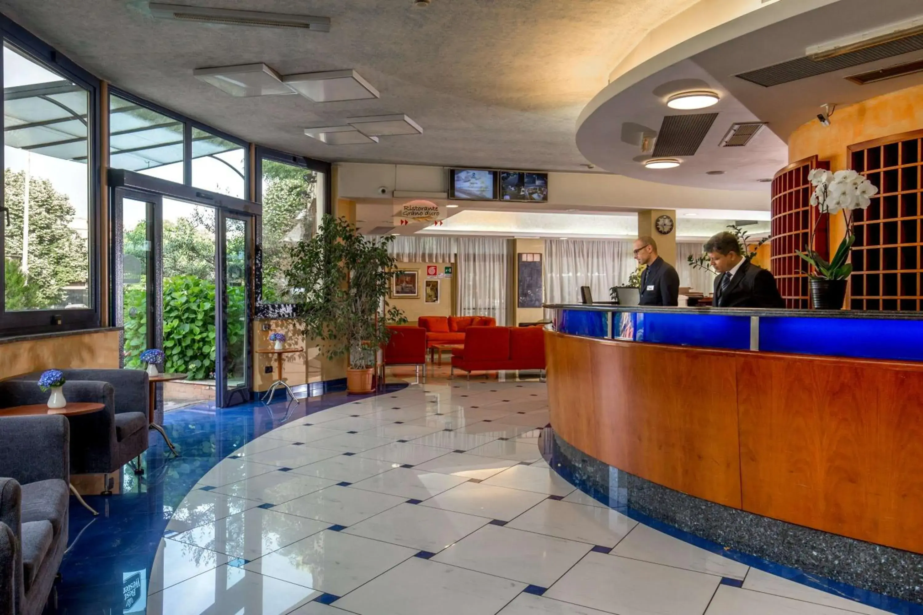 Lobby or reception in Best Western Blu Hotel Roma Lobby or reception in Best Western Blu Hotel Roma
