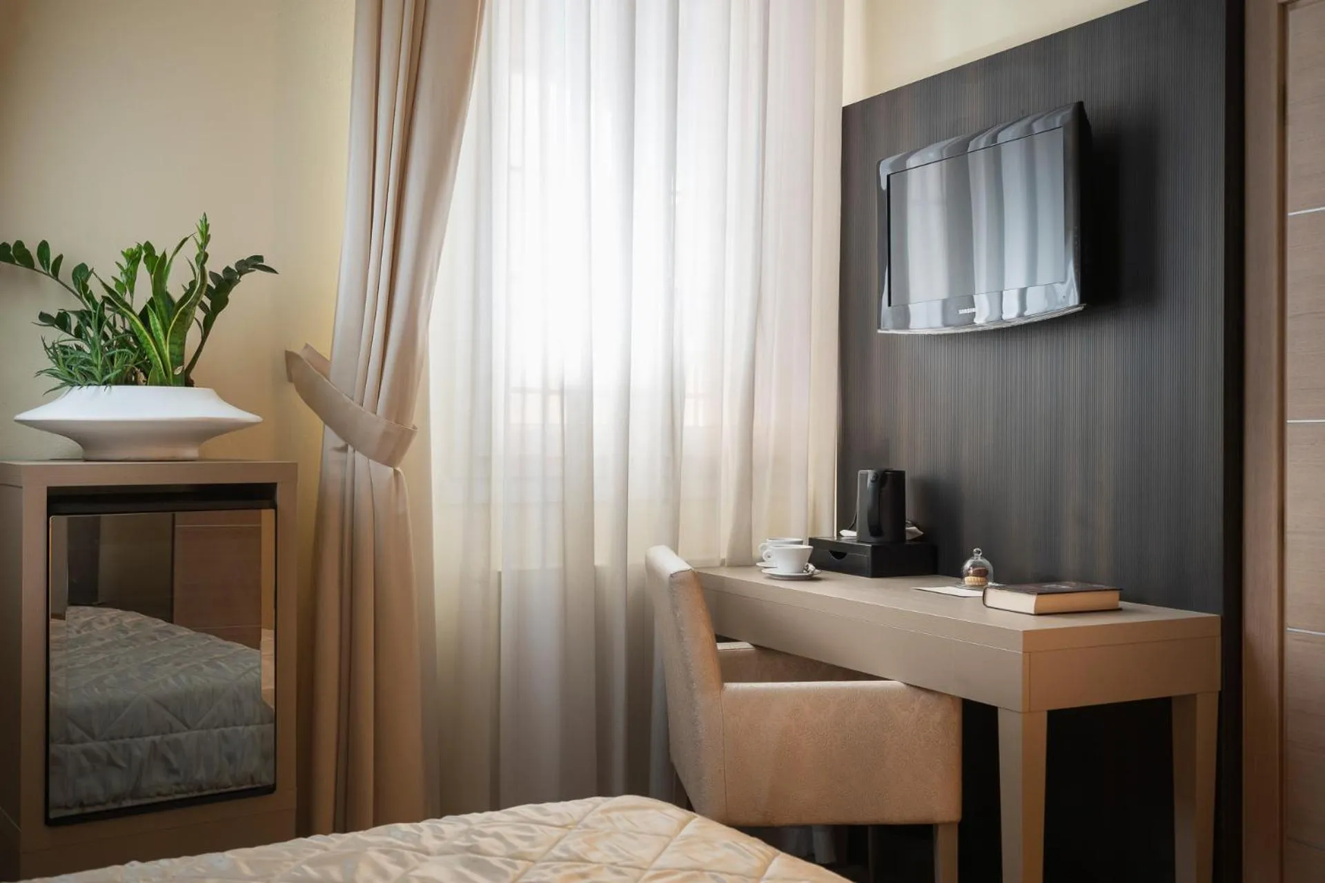 Decorative detail, Bed in Albergo Rossini 1936 - Small & Charming