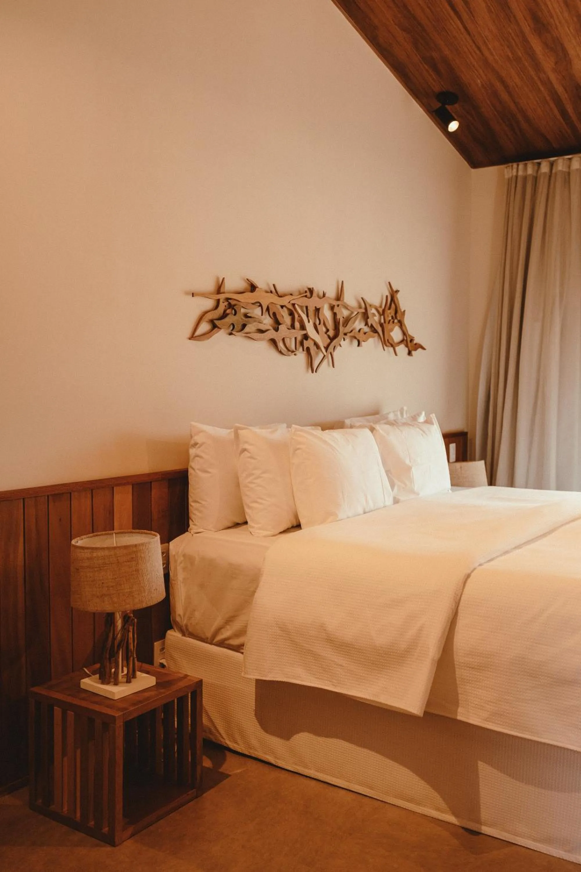 Bed in Pousada Moana