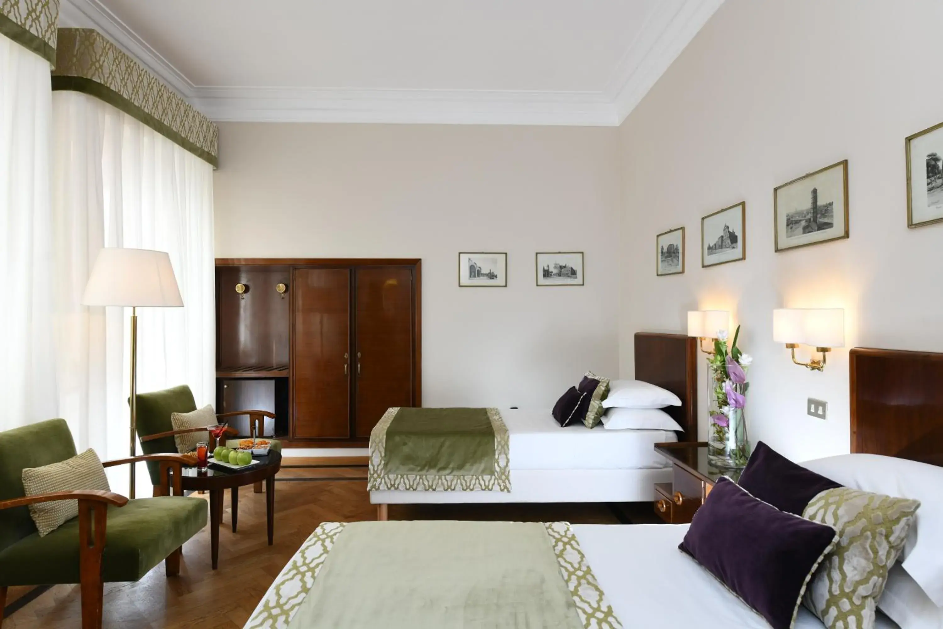 Bed in Bettoja Hotel Atlantico Bed in Bettoja Hotel Atlantico