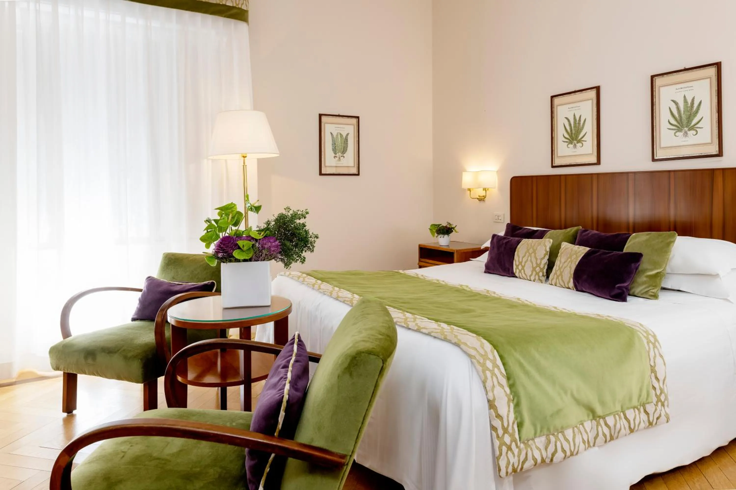 Bed in Bettoja Hotel Atlantico