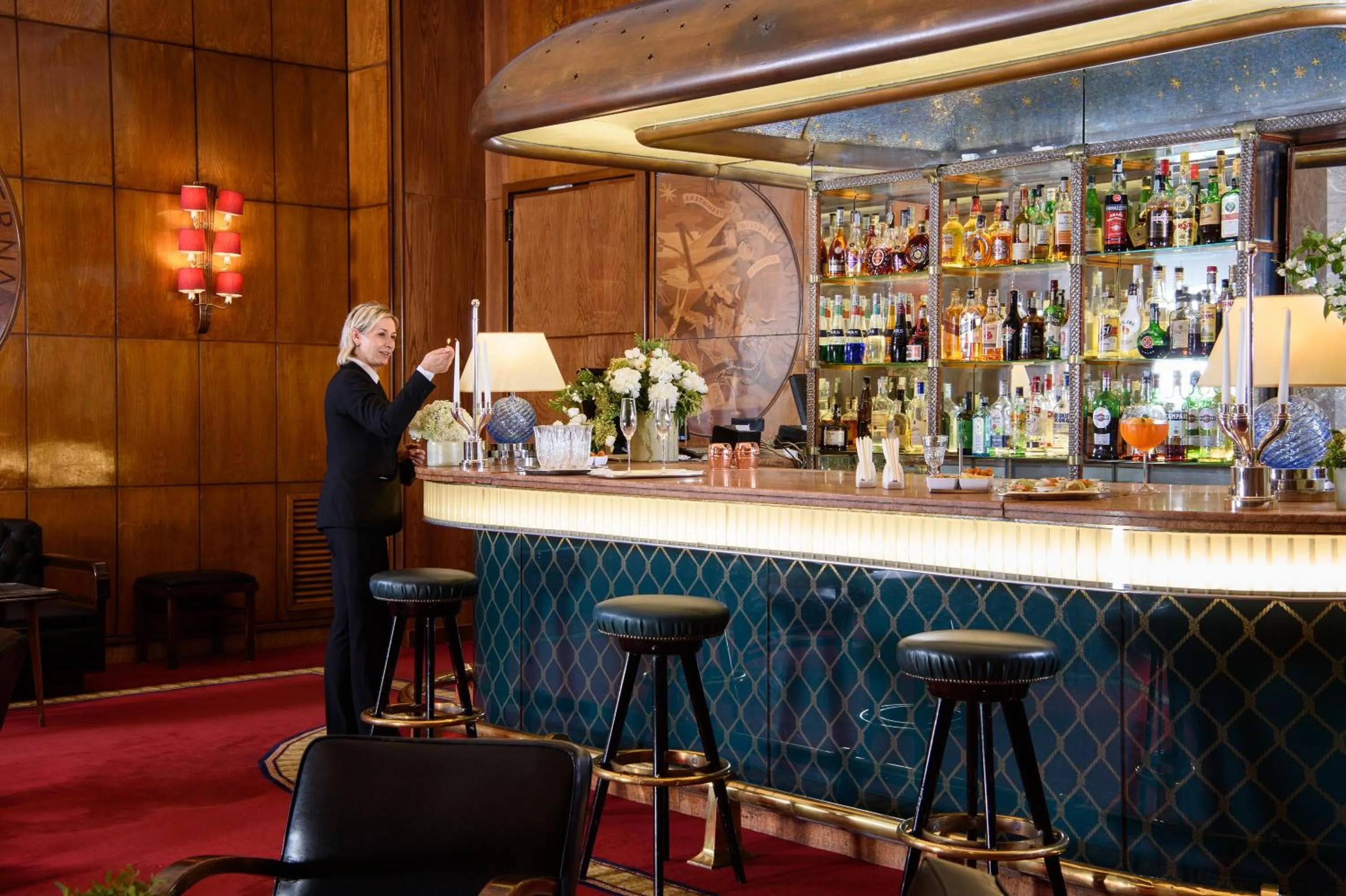 Lounge or bar in Bettoja Hotel Atlantico