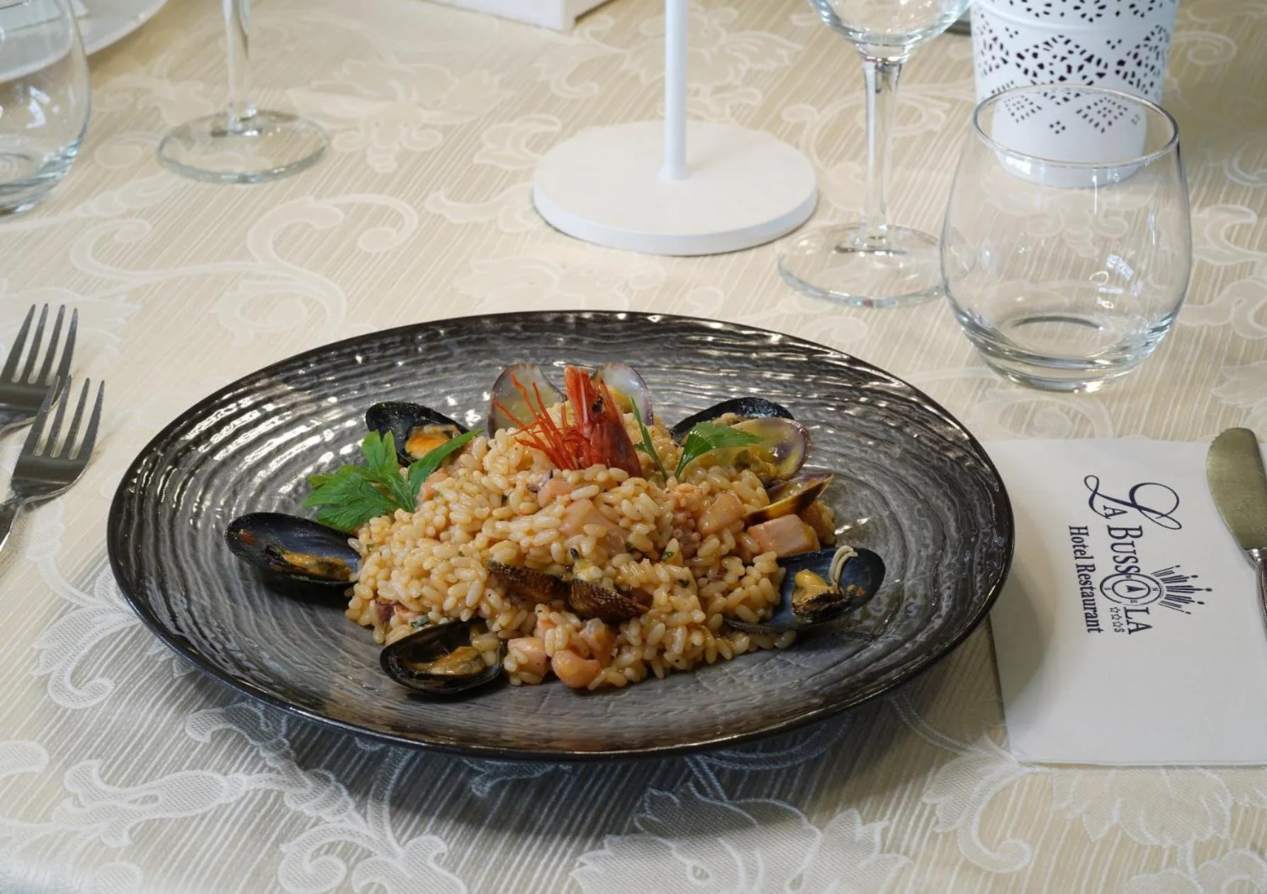 Food in La Bussola Hotel Calabria