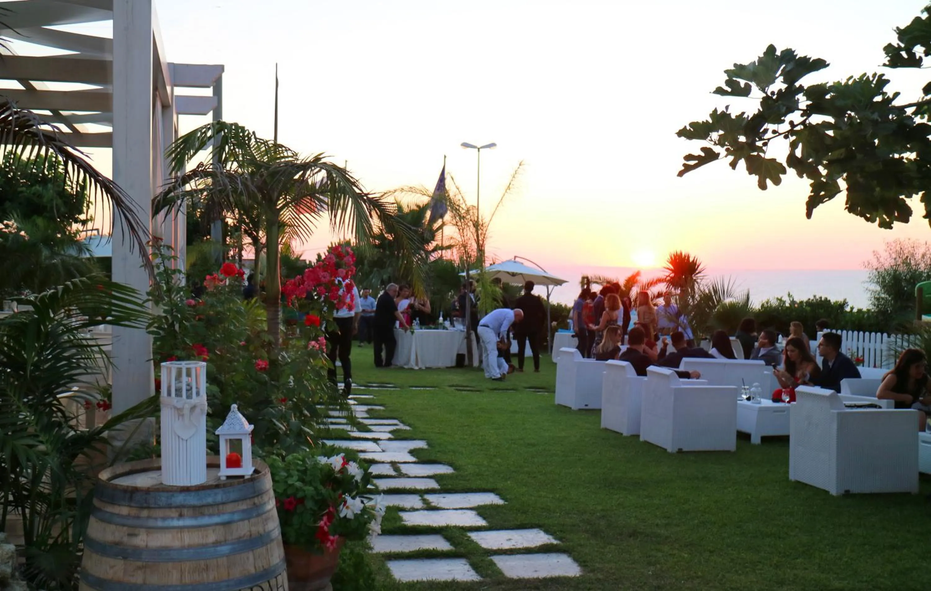 Garden in La Bussola Hotel Calabria