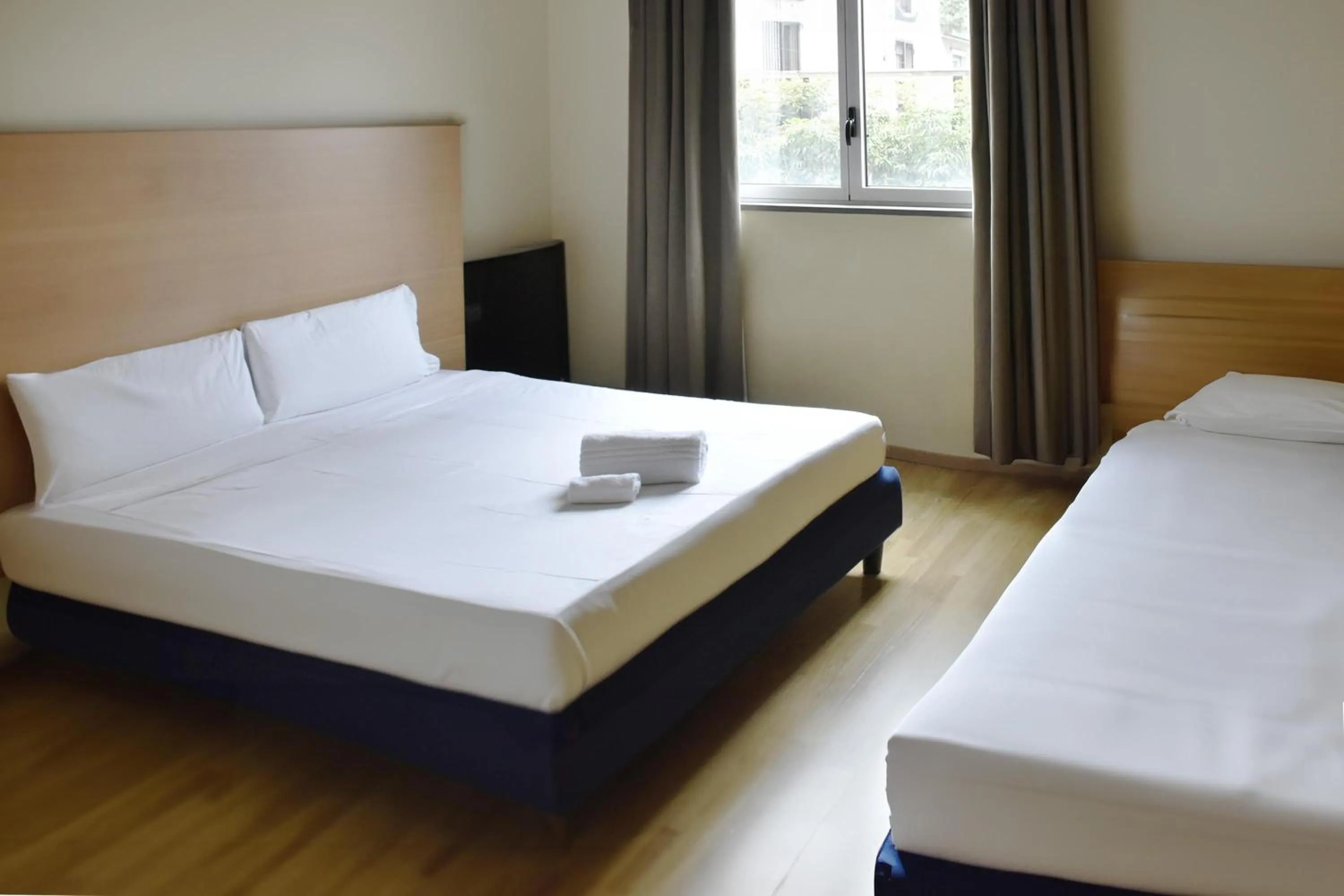 Photo of the whole room, Bed in B&B HOTEL Milano Cologno Studios