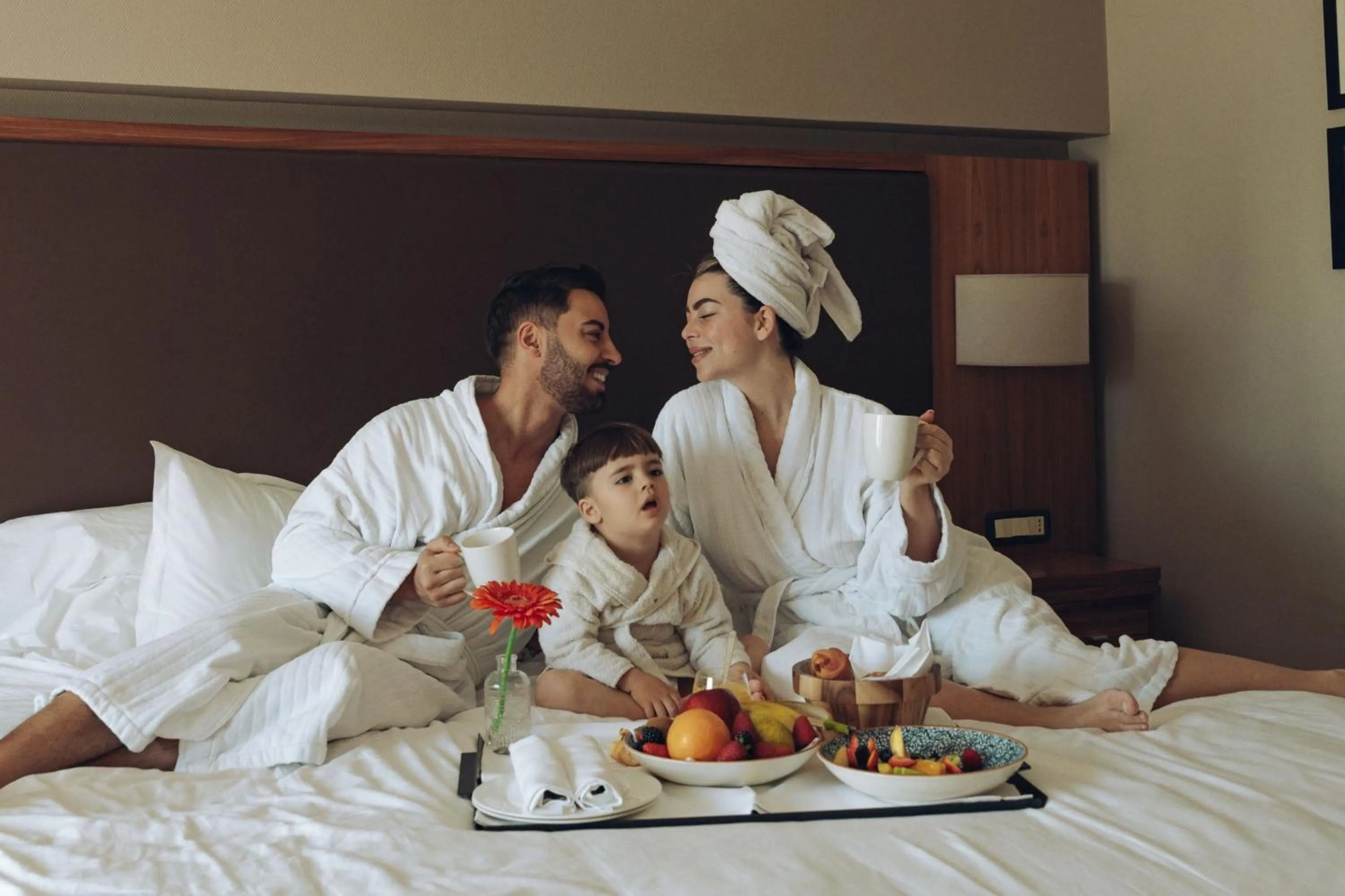 Breakfast, Bed in Sheraton Lake Como Hotel