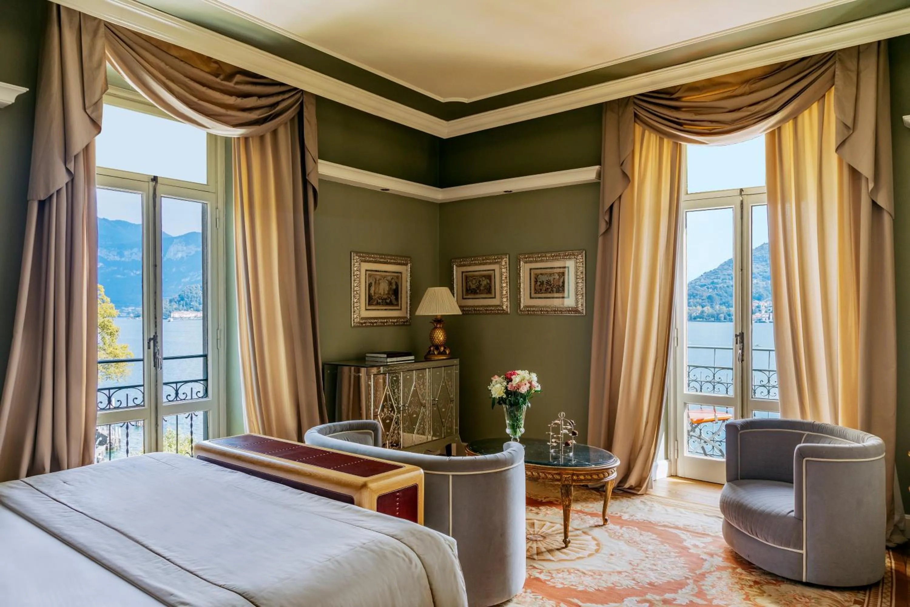 Bedroom, Bed in Grand Hotel Tremezzo
