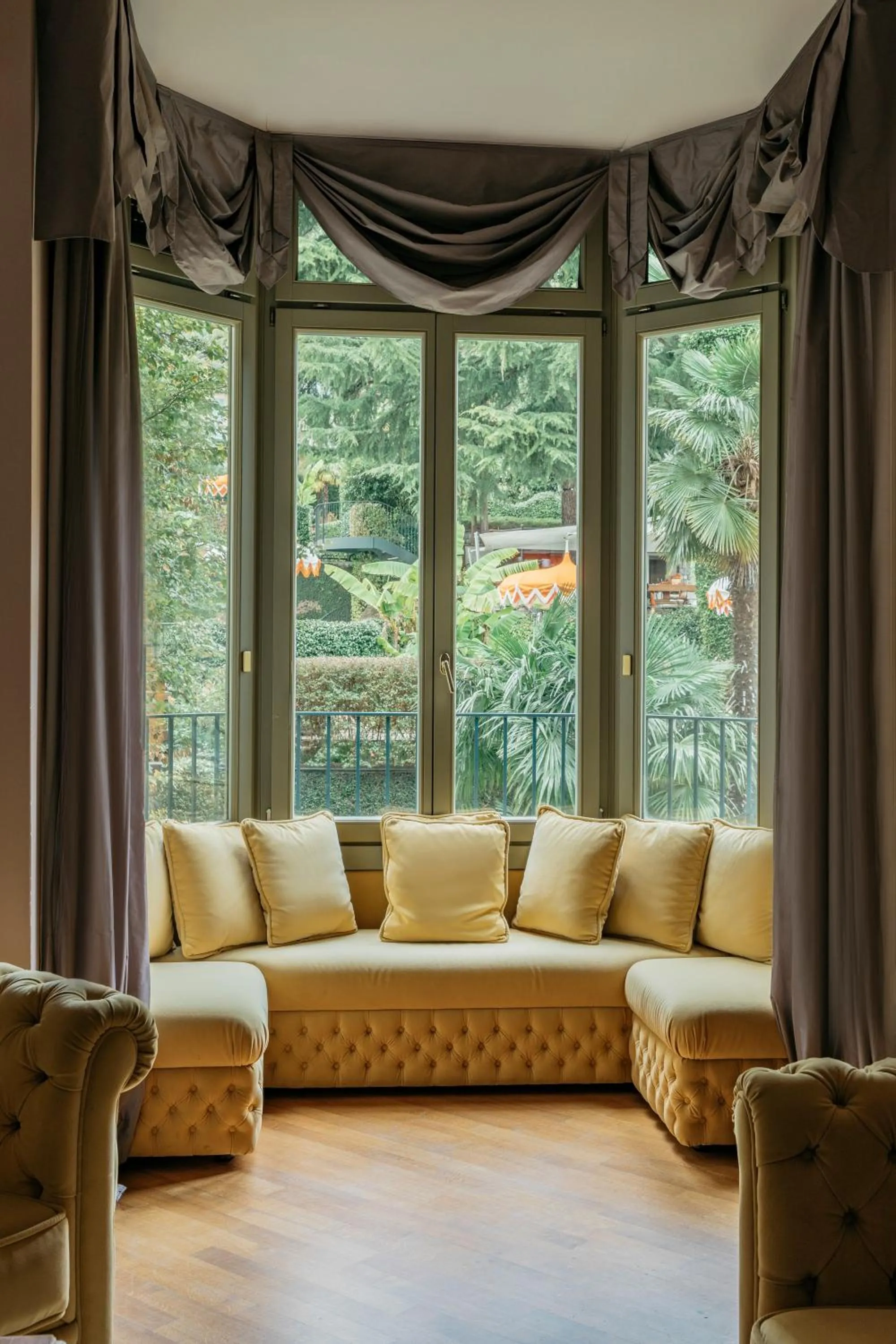 Living room in Grand Hotel Tremezzo