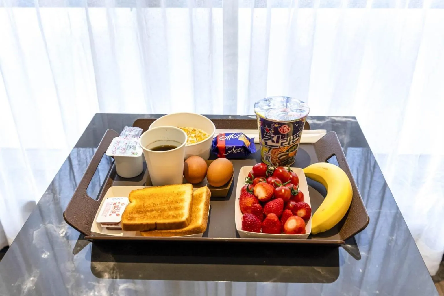 Breakfast in LABE Hotel