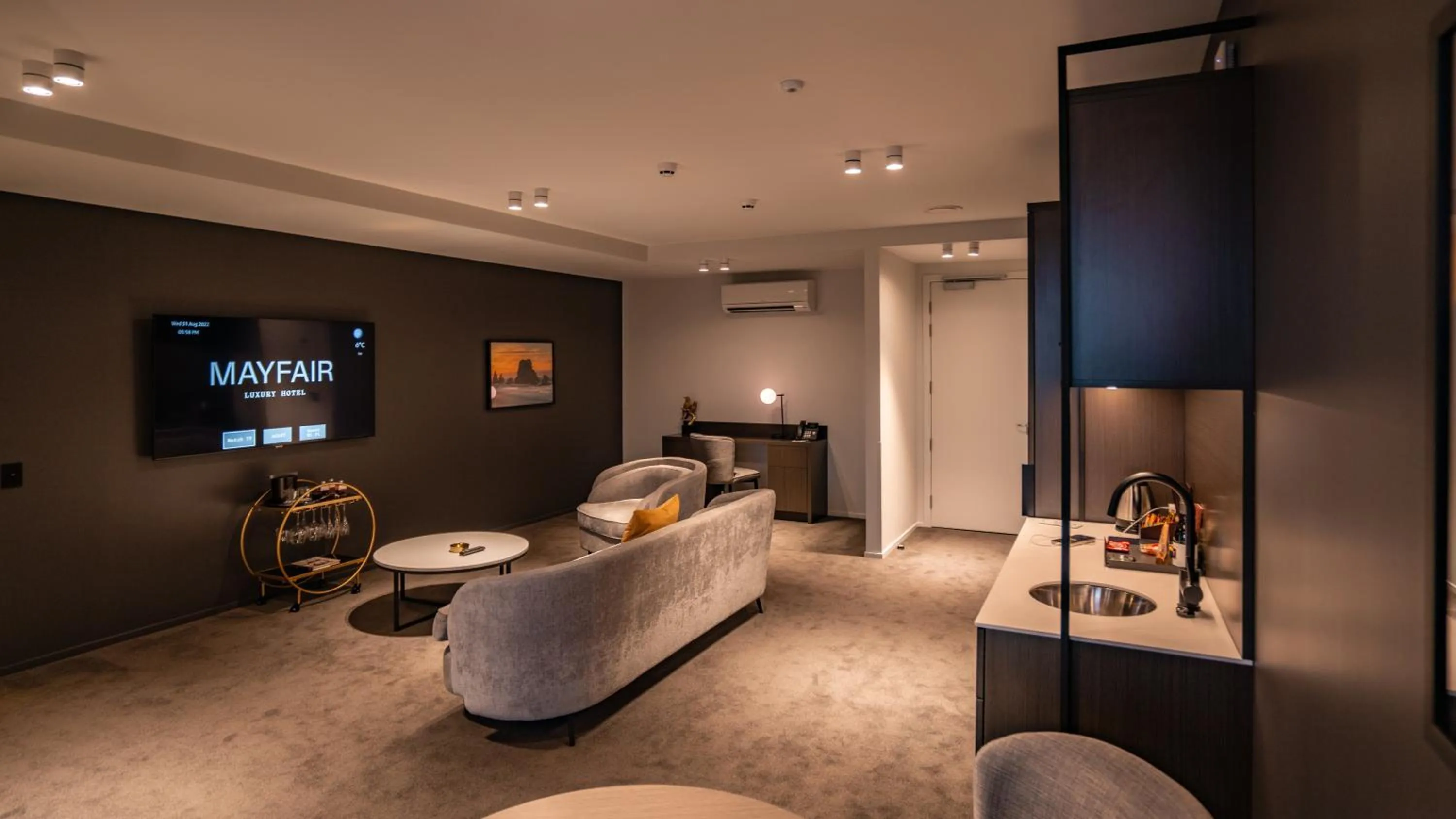 Living room in The Mayfair