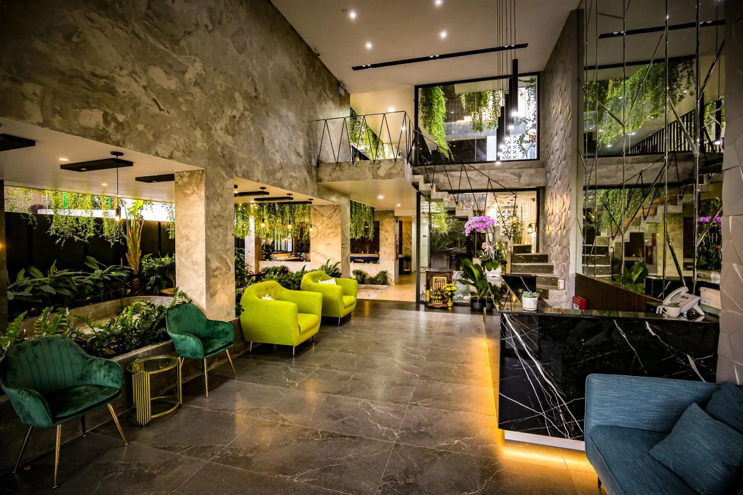Lobby or reception in Fati Boutique Hotel & Apartment