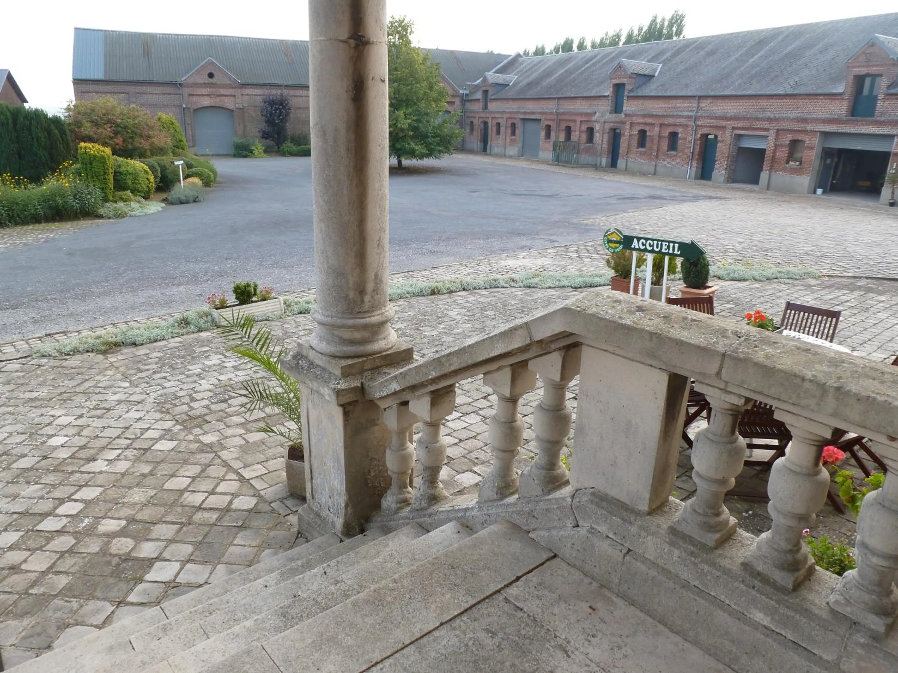 Garden view in Ferme De Bonavis