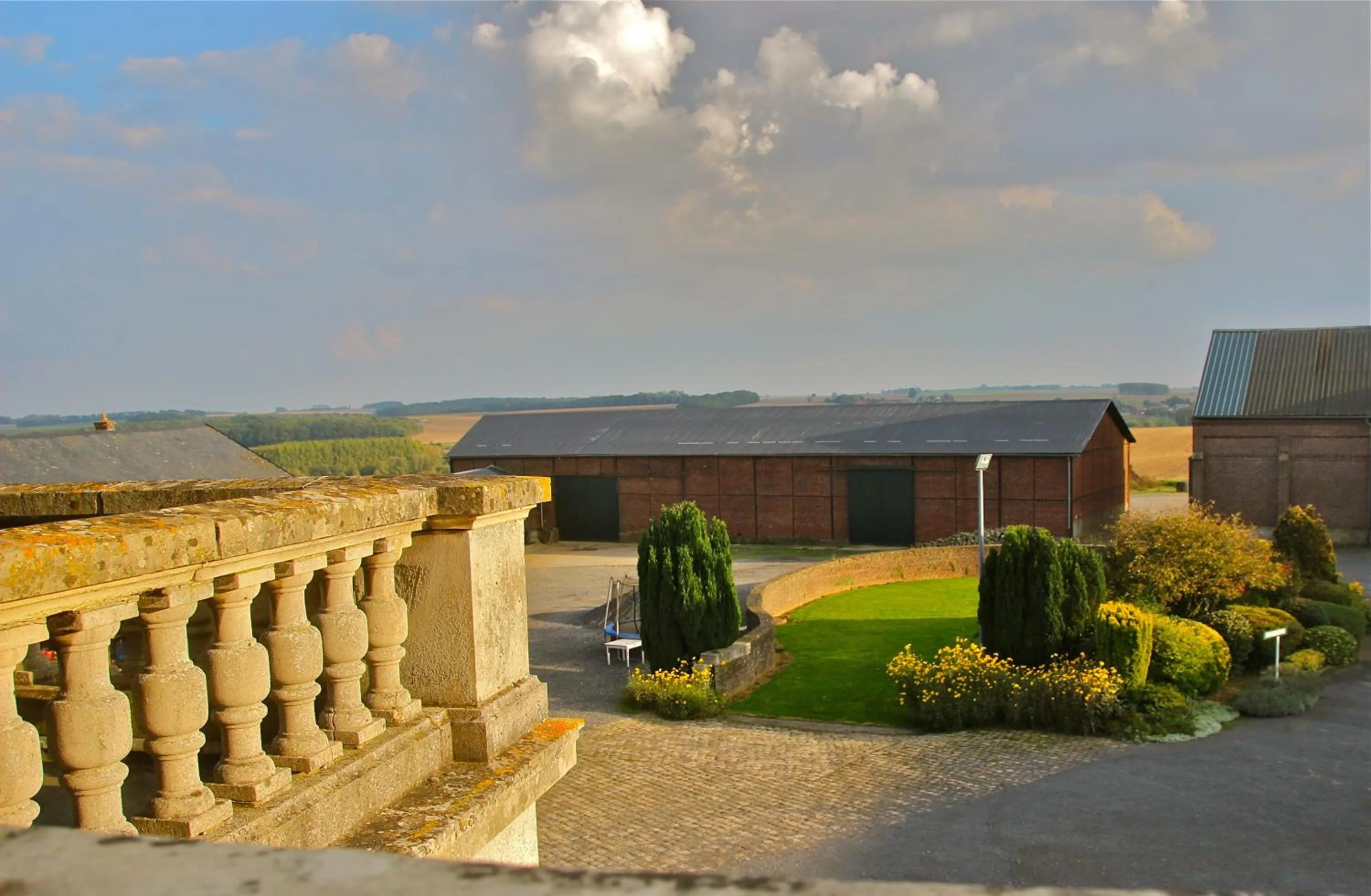 Garden view in Ferme De Bonavis