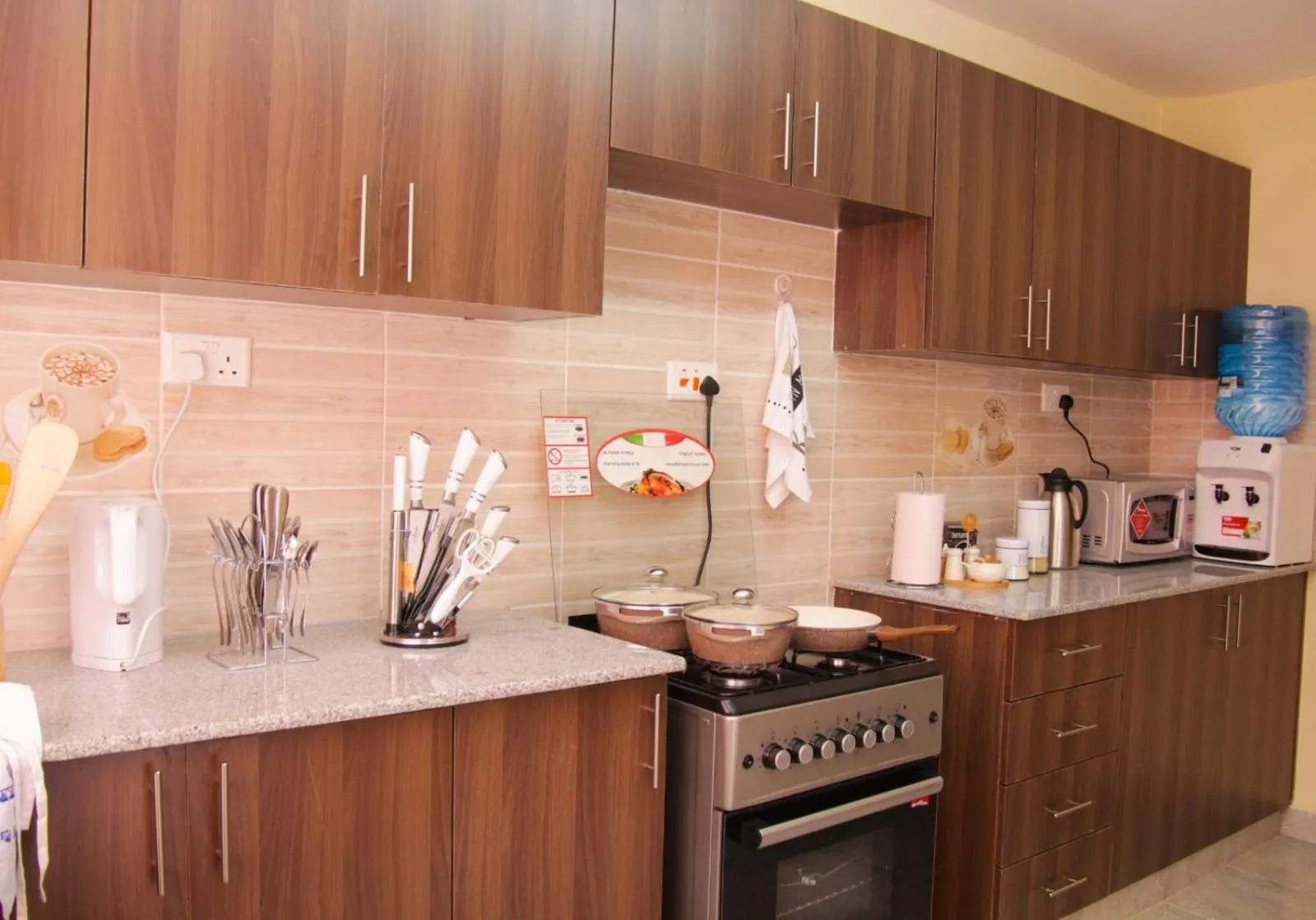 Kitchen or kitchenette in Zerubbabel Apartments Kisumu
