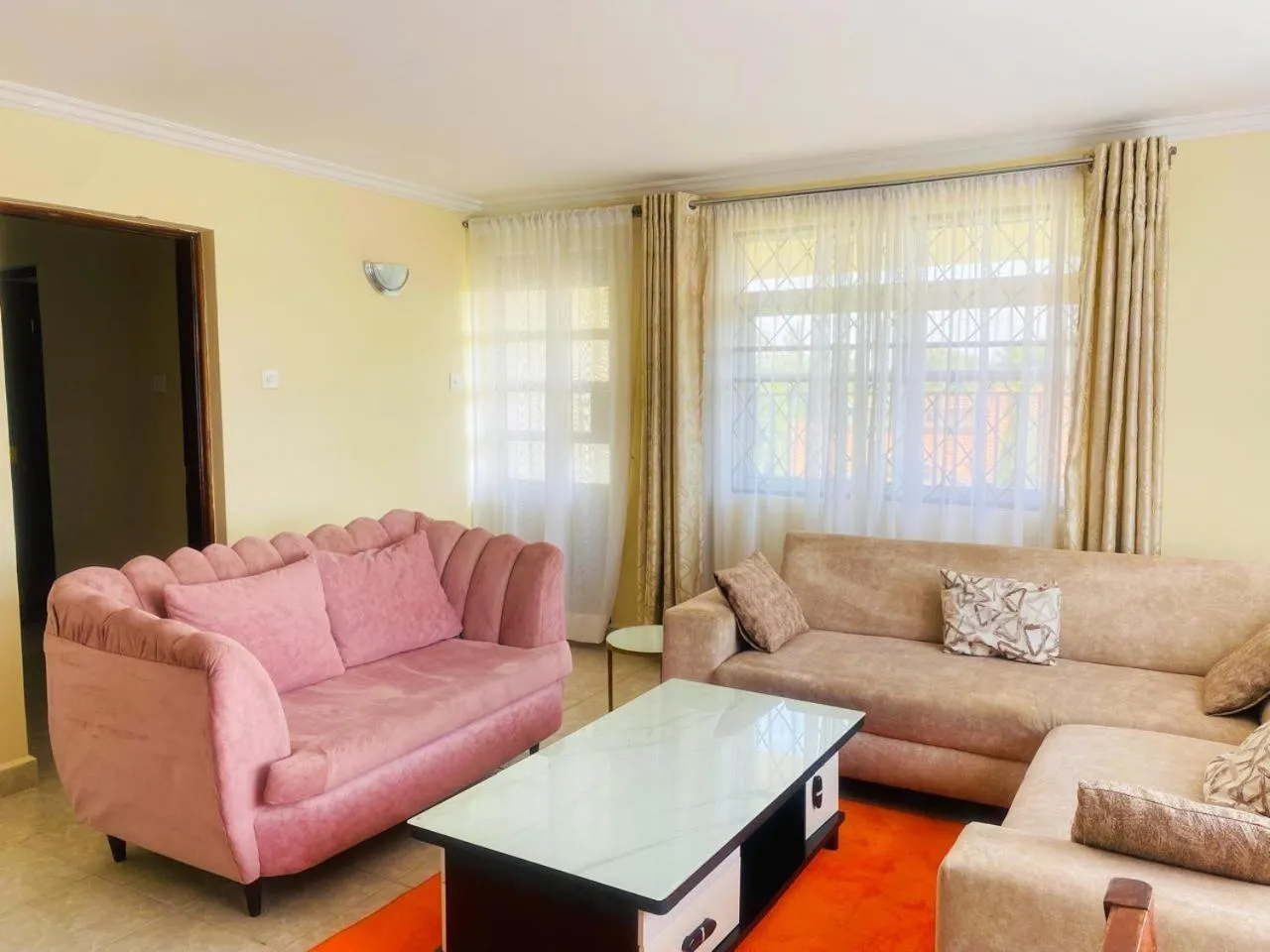 Living room in Zerubbabel Apartments Kisumu