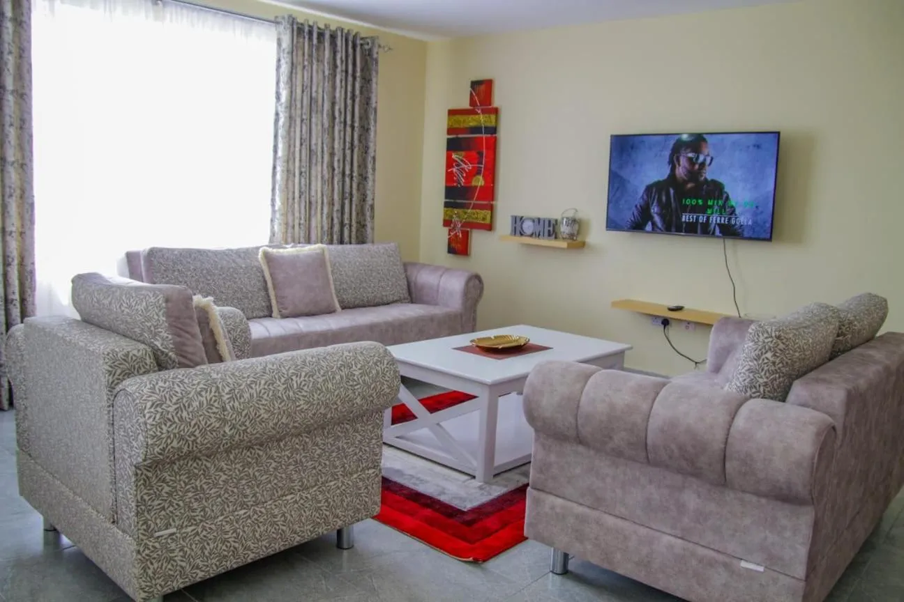 Living room in Zerubbabel Apartments Kisumu