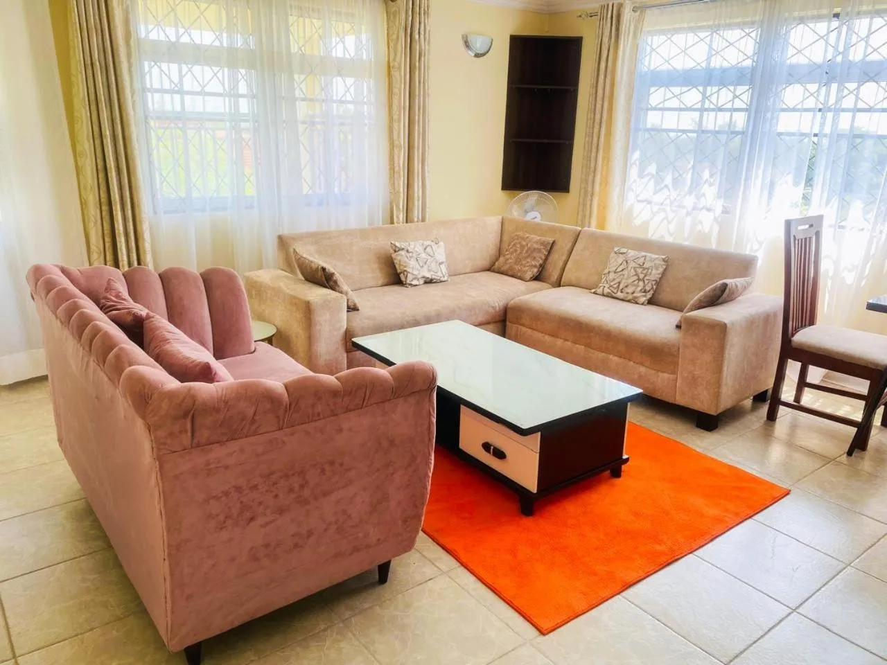 Living room in Zerubbabel Apartments Kisumu