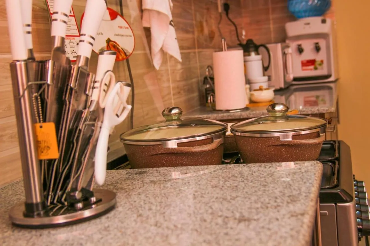 Kitchen or kitchenette in Zerubbabel Apartments Kisumu
